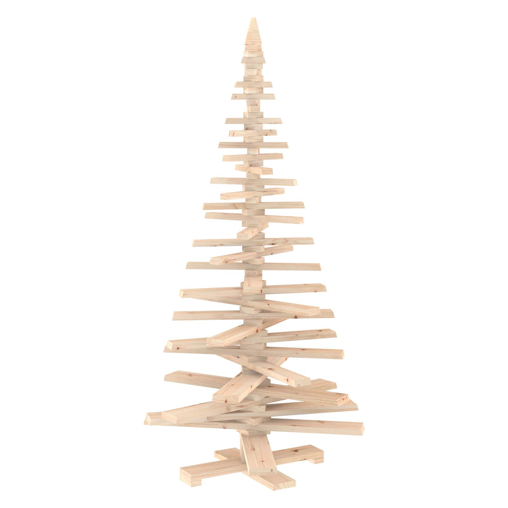 vidaXL Drewniana choinka KOTKA 180 cm Lite drewno sosnowe Naturalny