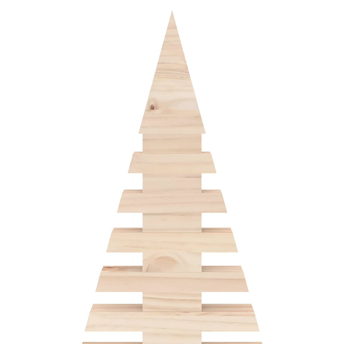 vidaXL Drewniana choinka KOTKA 210 cm Lite drewno sosnowe Naturalny