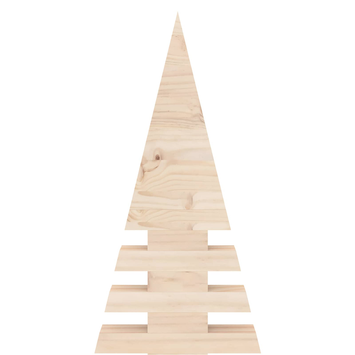 vidaXL Drewniana choinka KOTKA 240 cm Lite drewno sosnowe Naturalny
