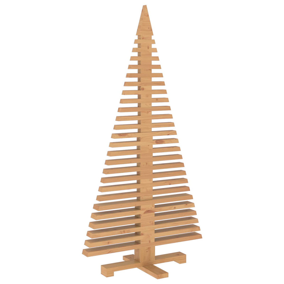 vidaXL Drewniana choinka KOTKA 150 cm Lite drewno sosnowe