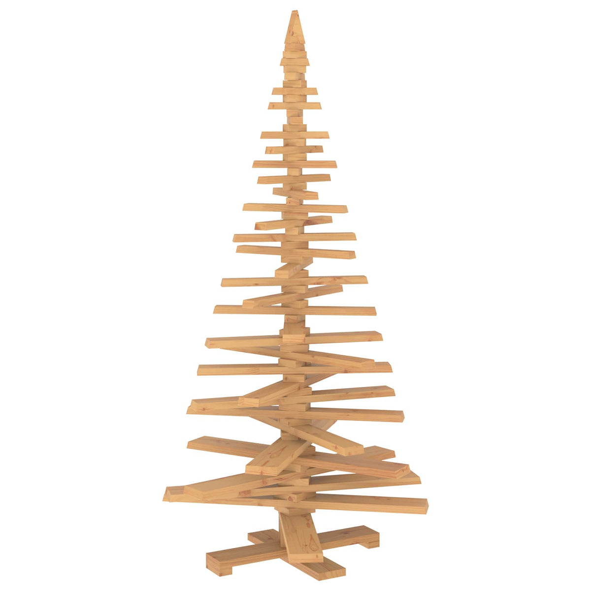 vidaXL Drewniana choinka KOTKA 180 cm Lite drewno sosnowe