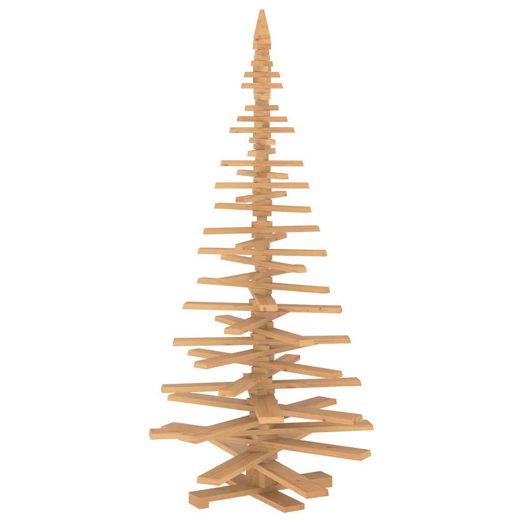vidaXL Drewniana choinka KOTKA 210 cm Lite drewno sosnowe