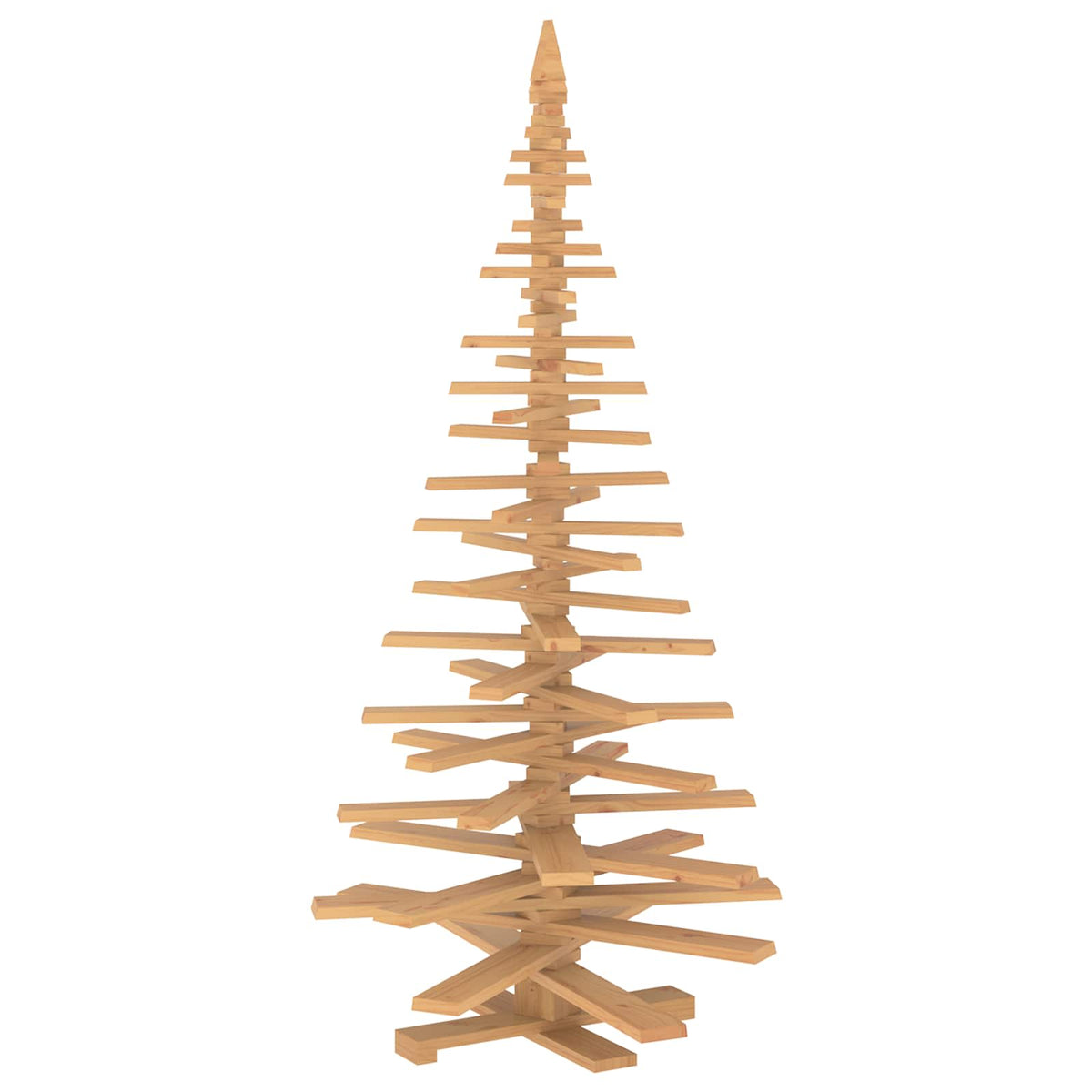 vidaXL Drewniana choinka KOTKA 210 cm Lite drewno sosnowe