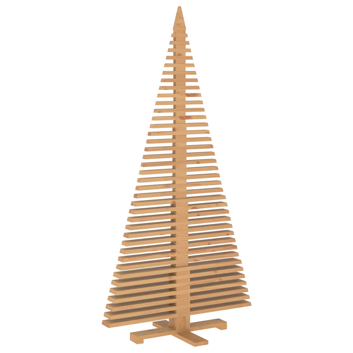 vidaXL Drewniana choinka KOTKA 210 cm Lite drewno sosnowe