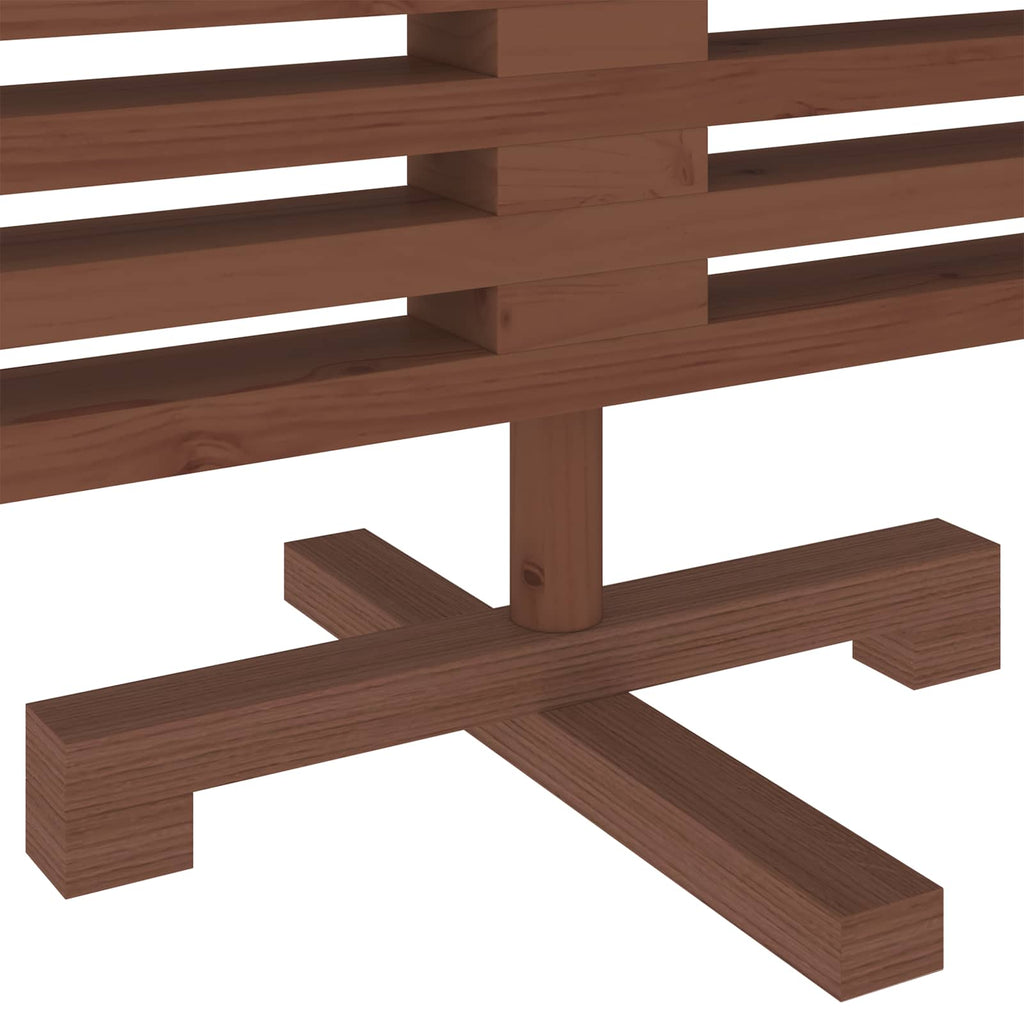 vidaXL Drewniana choinka KOTKA 120 cm Lite drewno sosnowe