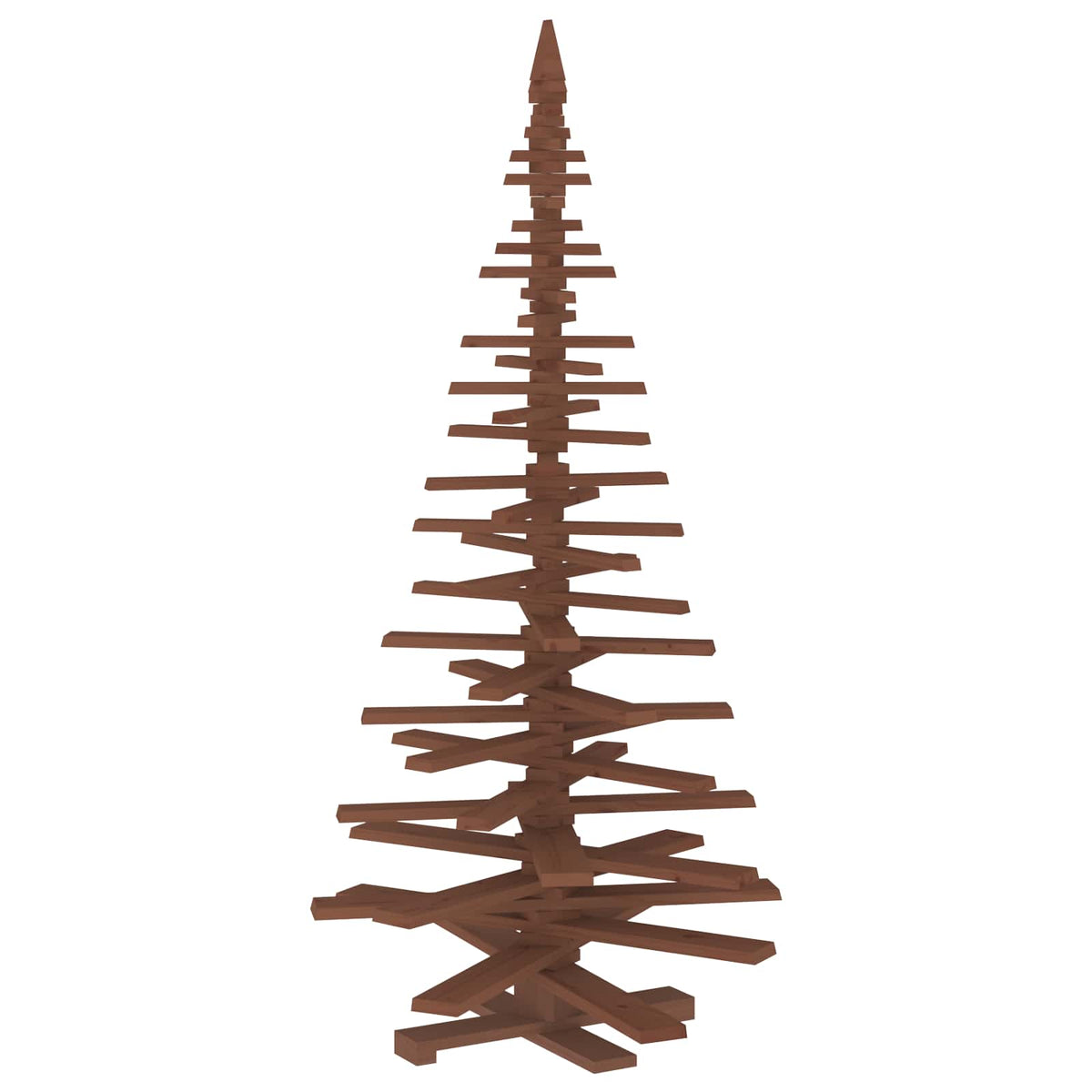 vidaXL Drewniana choinka KOTKA 210 cm Lite drewno sosnowe