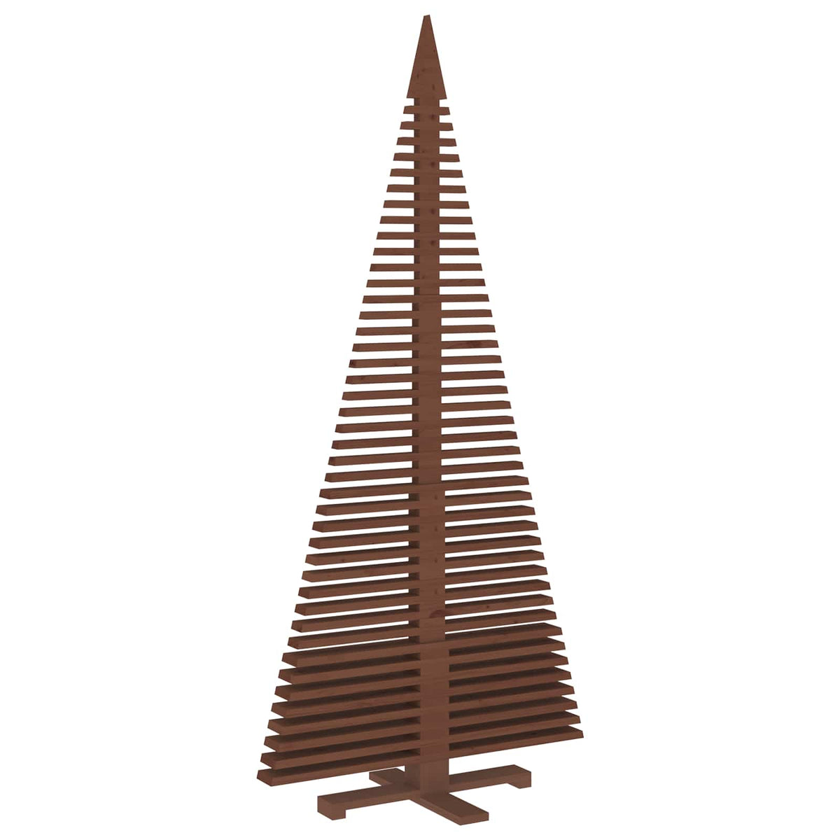 vidaXL Drewniana choinka KOTKA 240 cm Lite drewno sosnowe