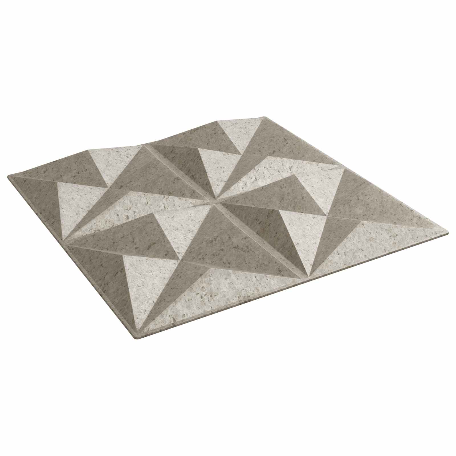 vidaXL Panele ścienne 48 pcs Beton origami 50 x 50 cm Pianka XPS