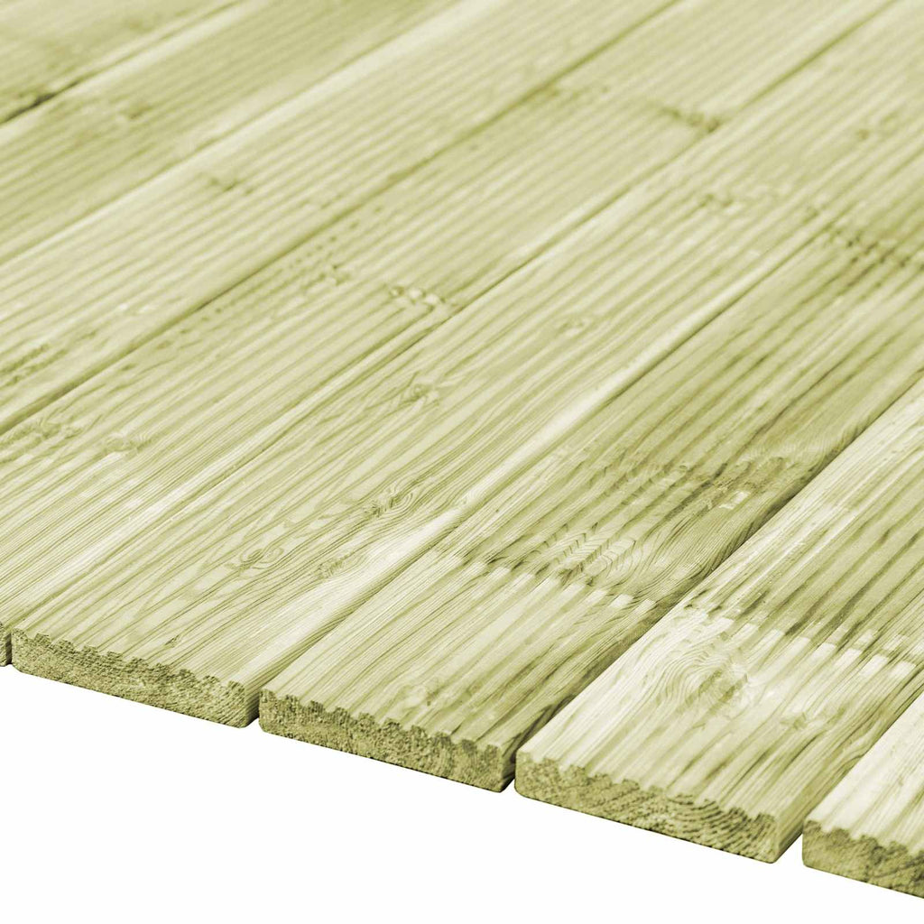 vidaXL Deska Tarasowa 8 pcs Zielony Impregnowany 1,16 m²