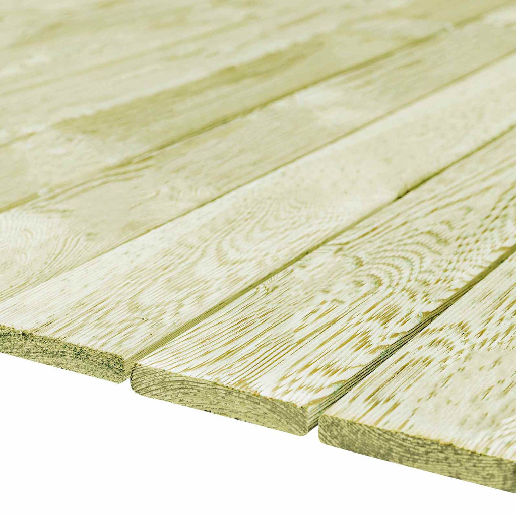 vidaXL Deska Tarasowa 12 pcs Zielony Impregnowany 1,44 m²