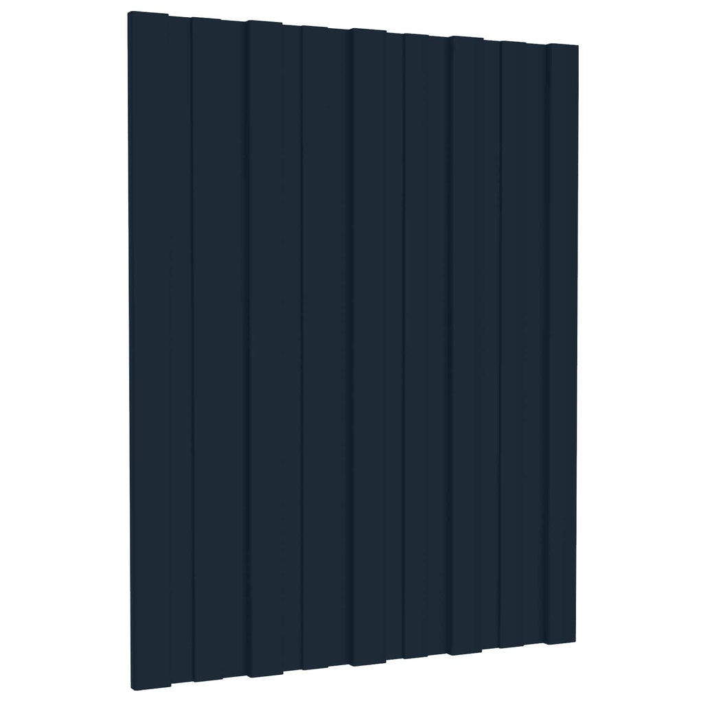 vidaXL Panel dachowy 36 pcs antracytowy 60 x 45 cm Stal galwanizowana