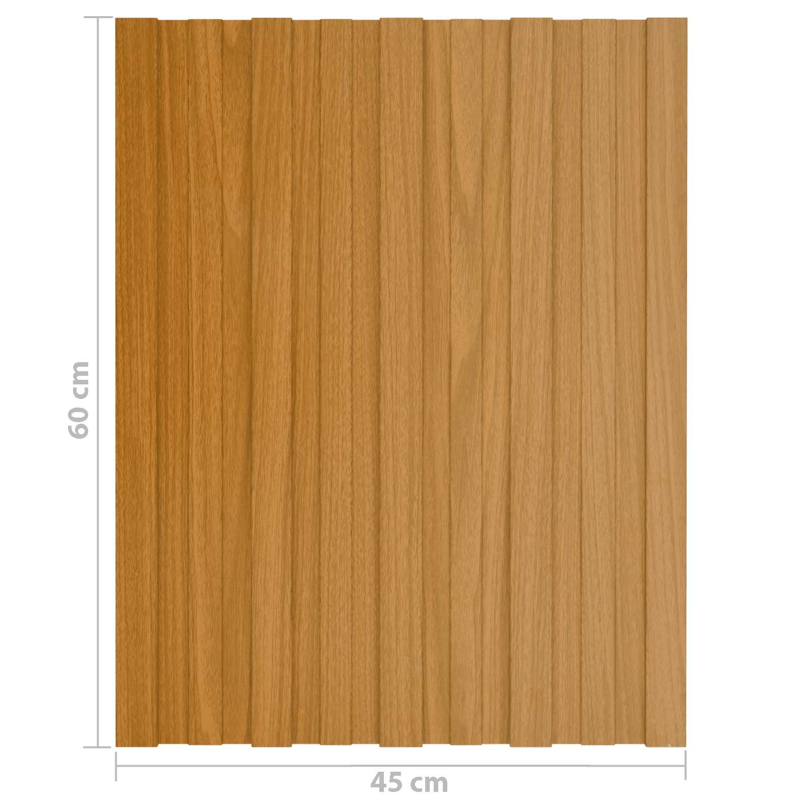 vidaXL Panel dachowy 36 pcs naturalny 60 x 45 cm Stal galwanizowana