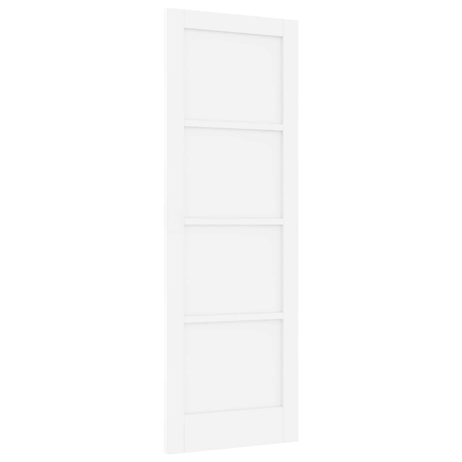 vidaXL Drzwi wewnętrzne Biały 73,5 x 211 cm sklejka