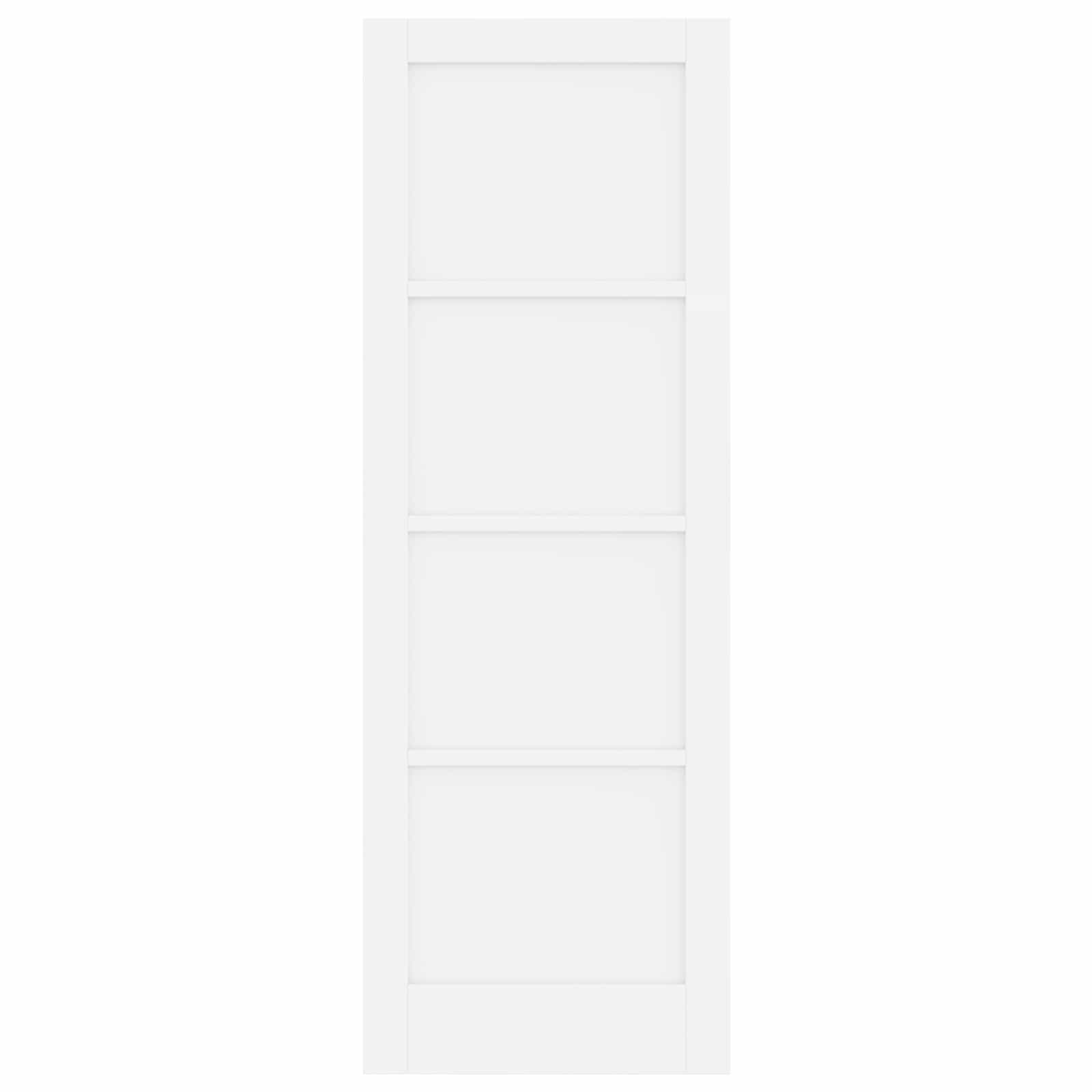 vidaXL Drzwi wewnętrzne Biały 73,5 x 211 cm sklejka