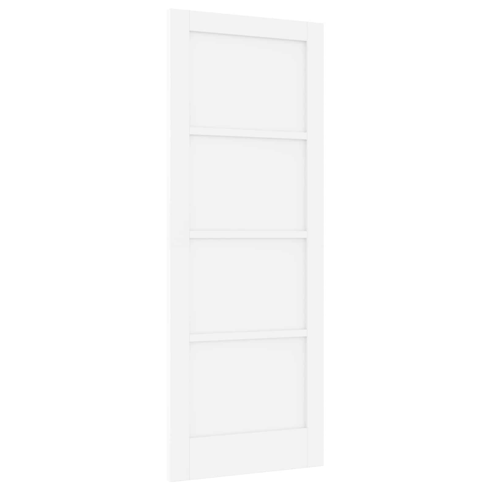 vidaXL Drzwi wewnętrzne Biały 78 x 202 cm sklejka