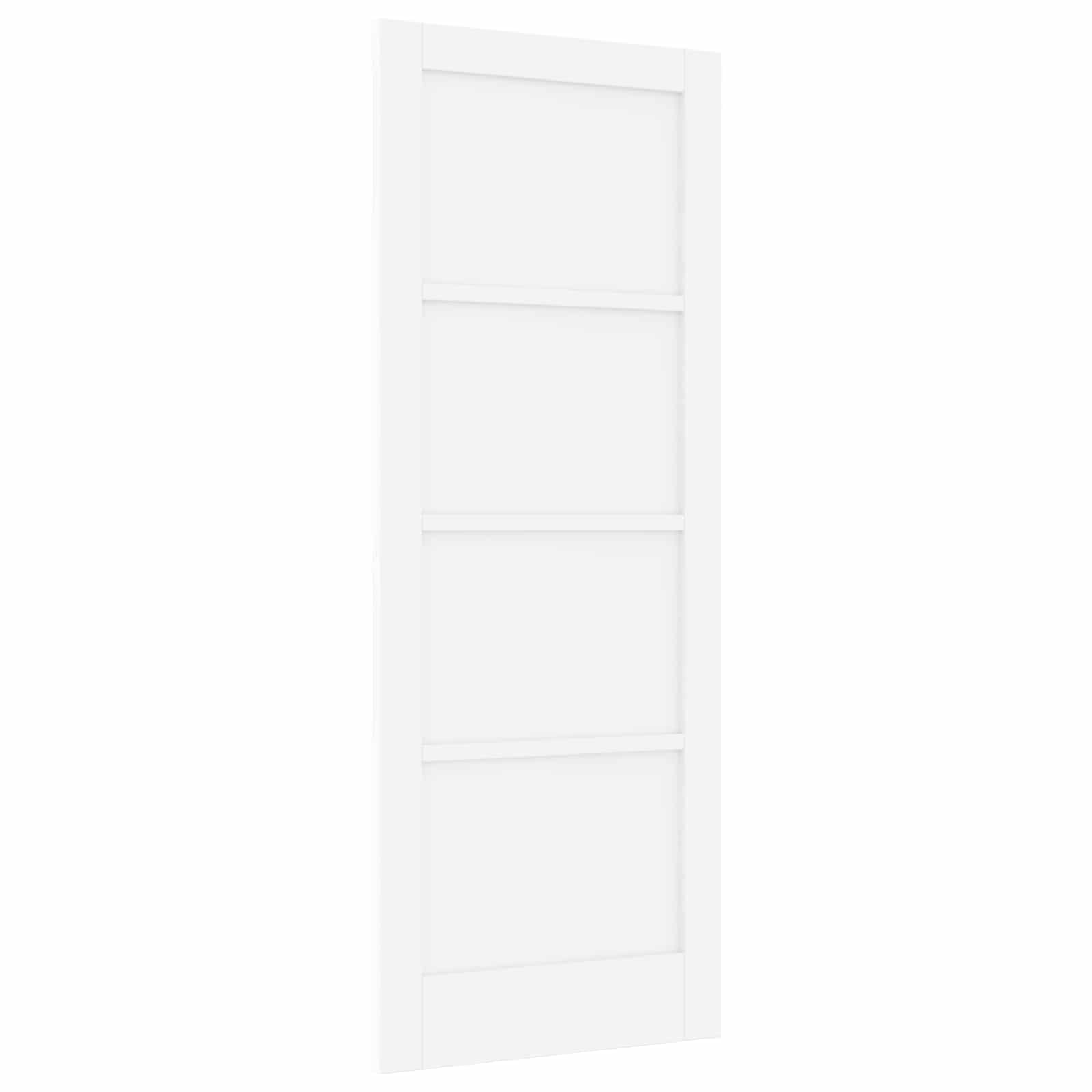 vidaXL Drzwi wewnętrzne Biały 78 x 202 cm sklejka