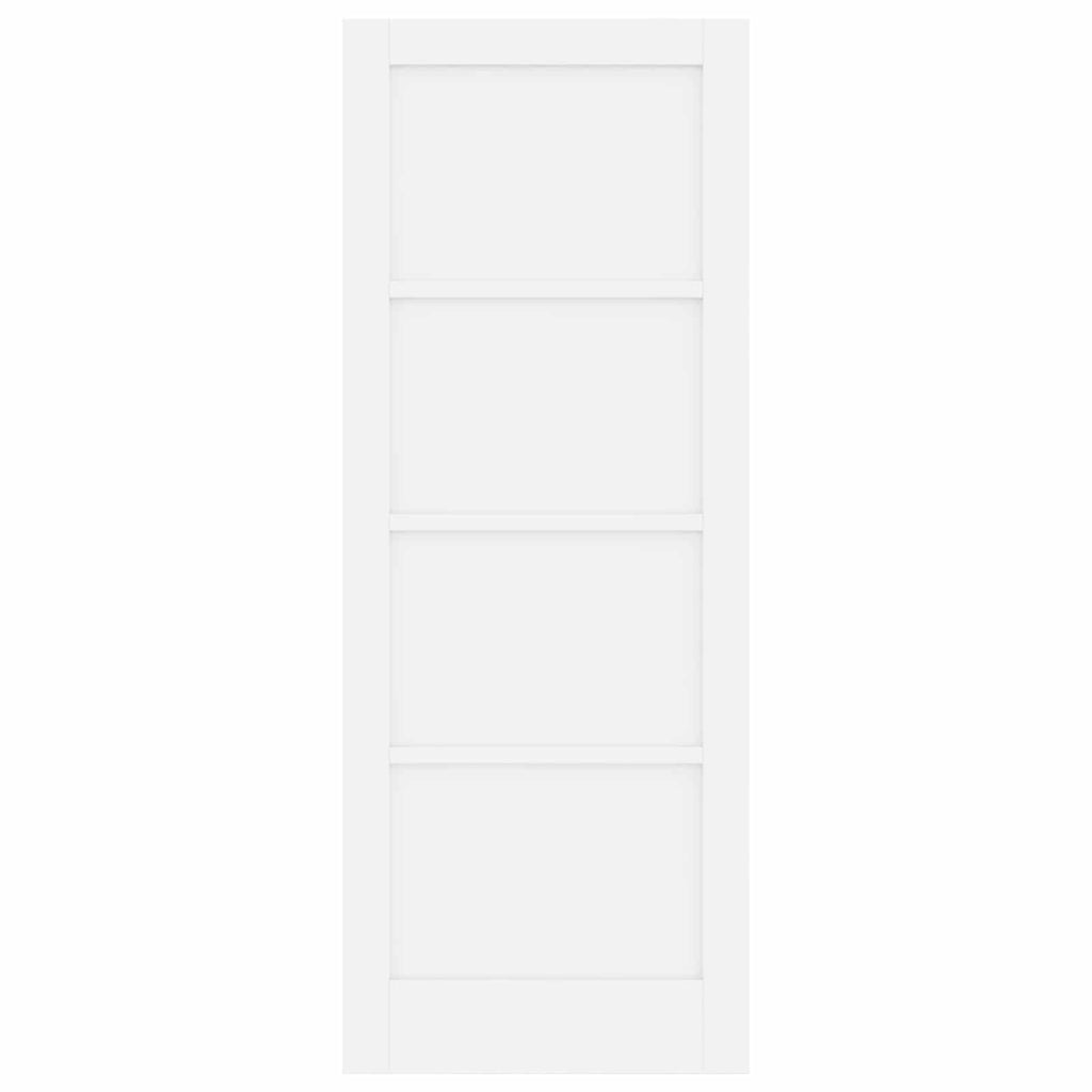 vidaXL Drzwi wewnętrzne Biały 78 x 202 cm sklejka