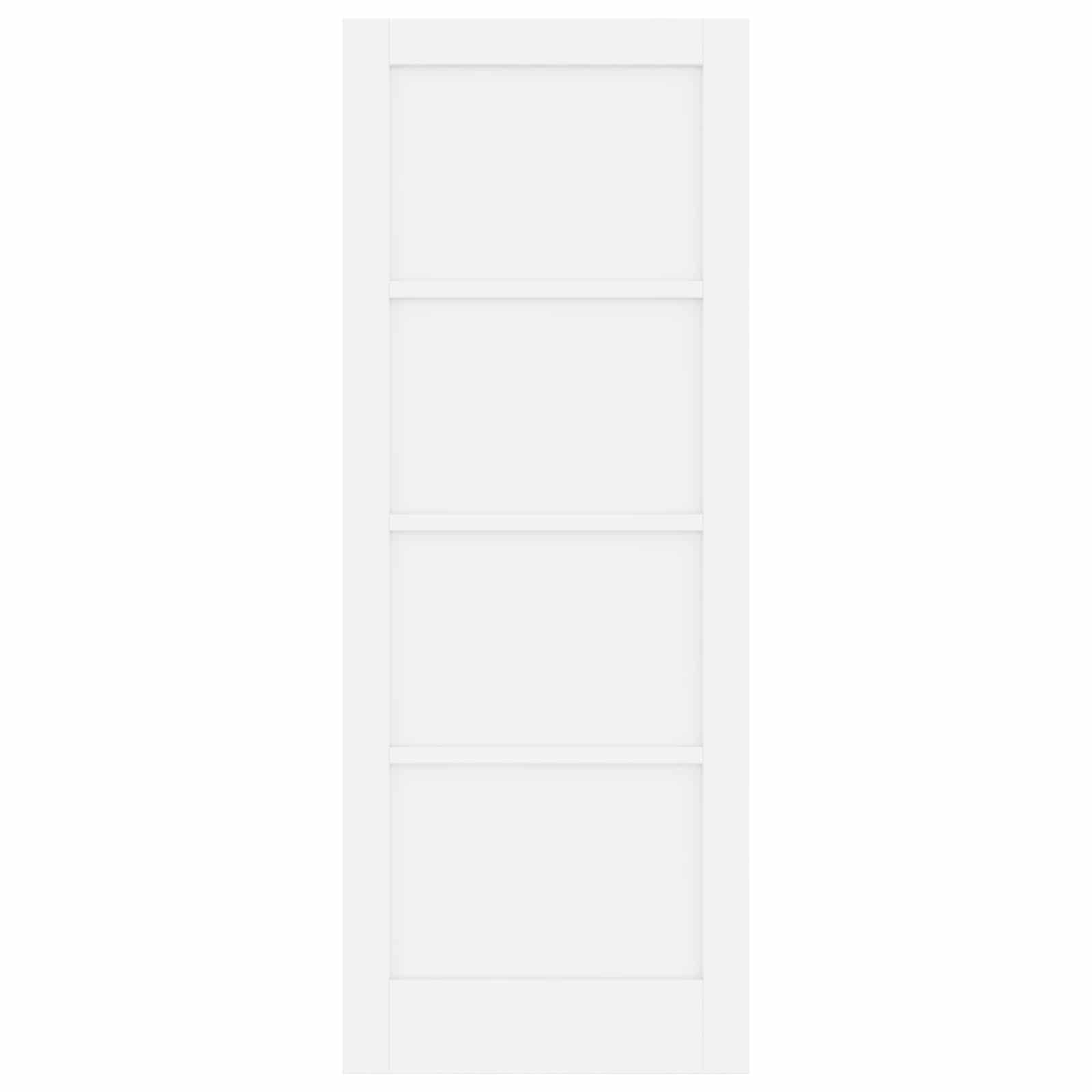 vidaXL Drzwi wewnętrzne Biały 78 x 202 cm sklejka