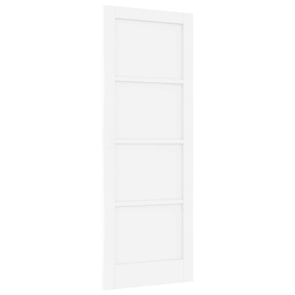 vidaXL Drzwi wewnętrzne Biały 78 x 211 cm sklejka