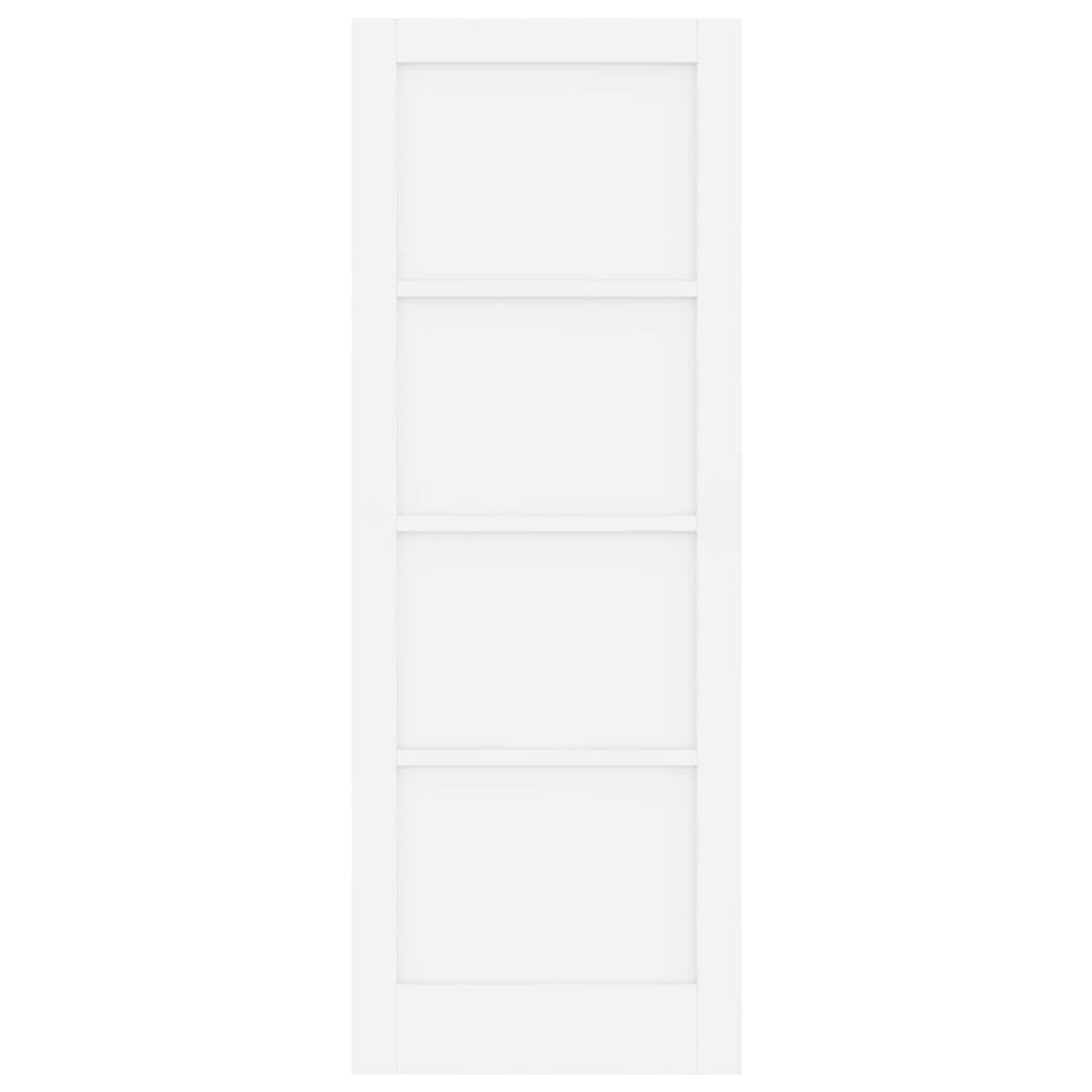 vidaXL Drzwi wewnętrzne Biały 78 x 211 cm sklejka