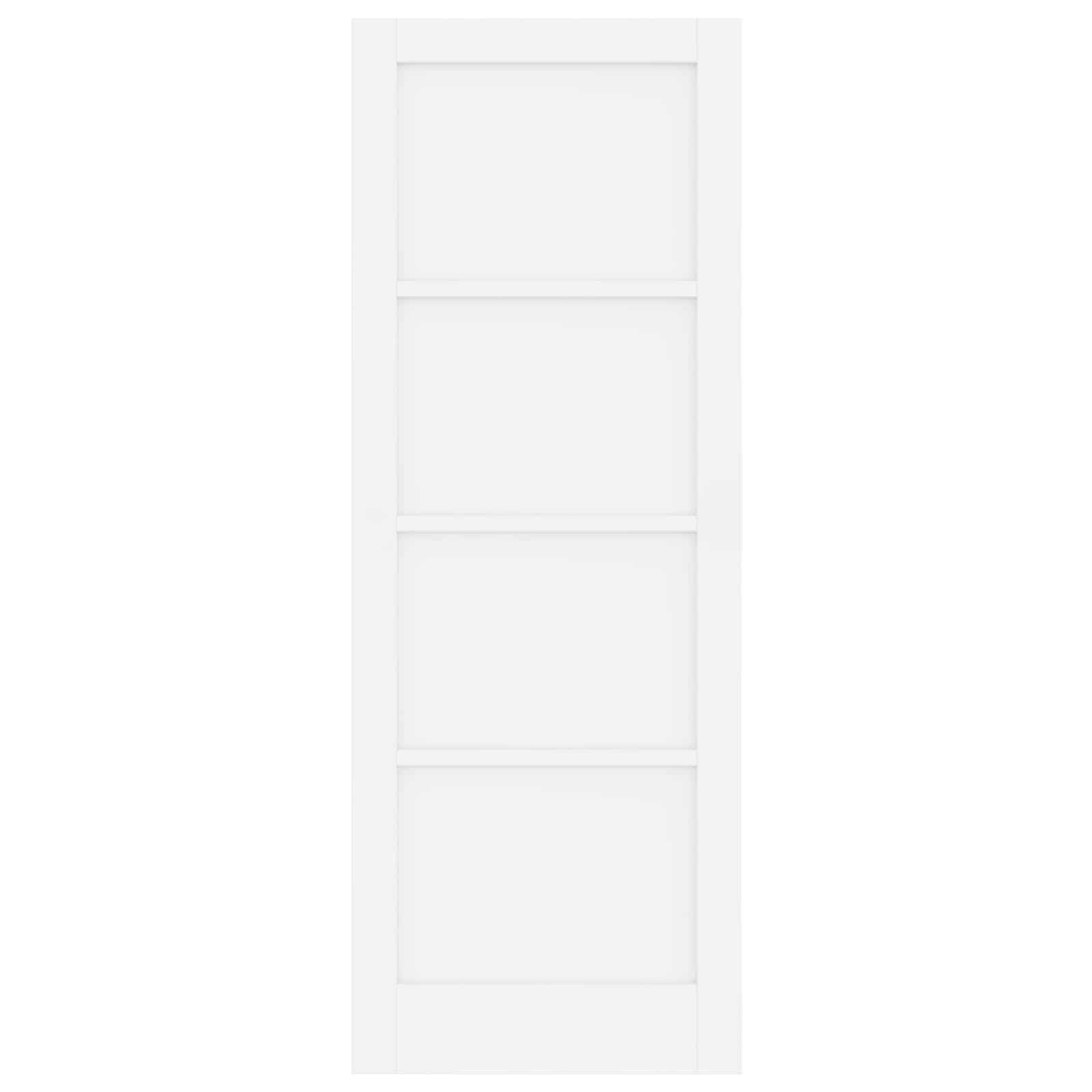 vidaXL Drzwi wewnętrzne Biały 78 x 211 cm sklejka