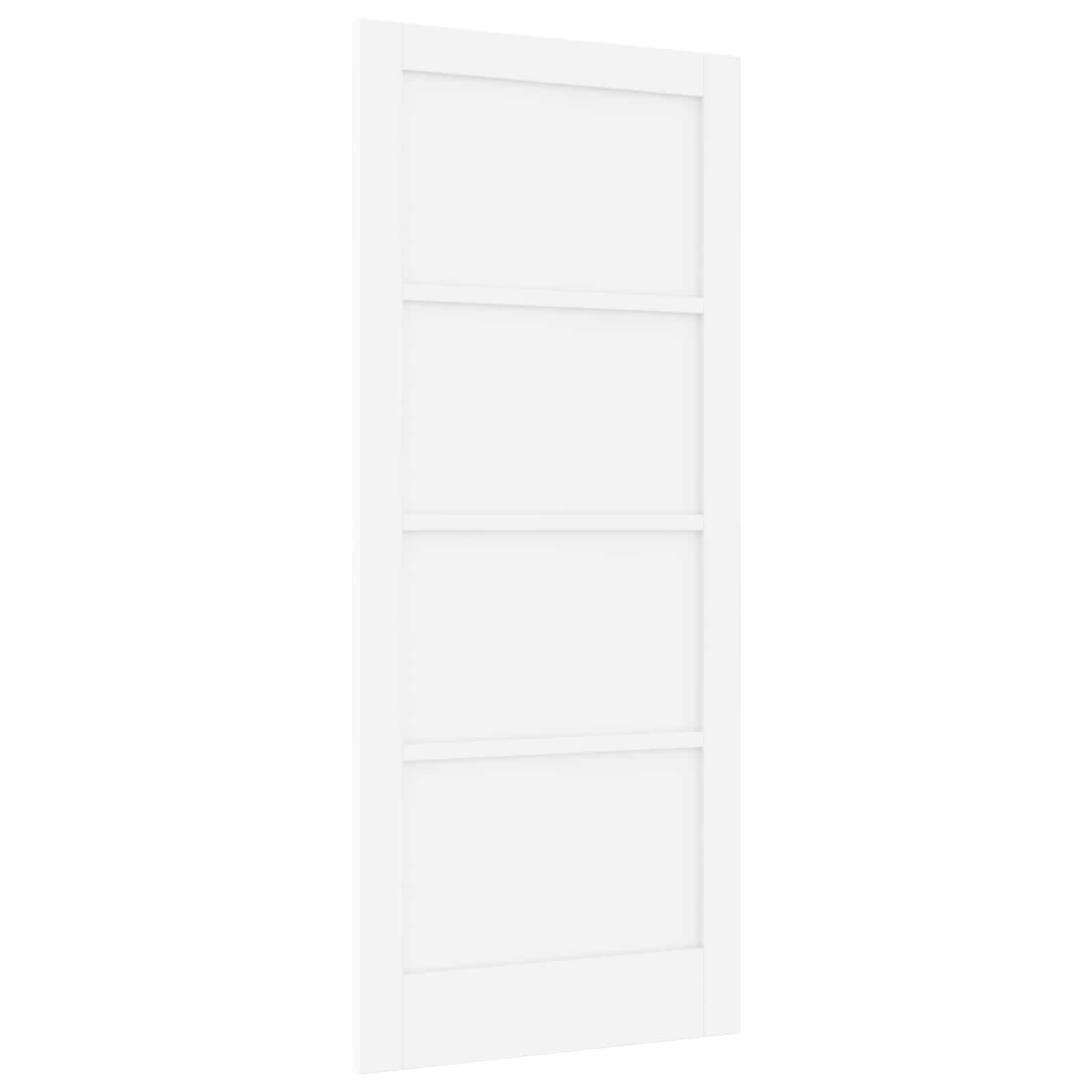 vidaXL Drzwi wewnętrzne Biały 86 x 198,5 cm sklejka