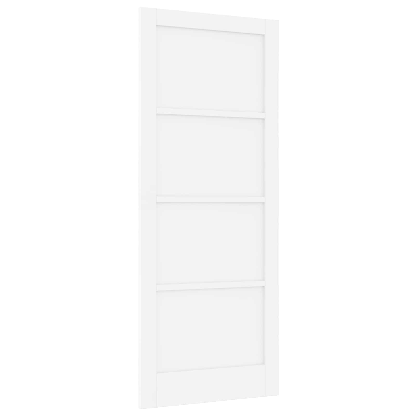 vidaXL Drzwi wewnętrzne Biały 86 x 211 cm sklejka