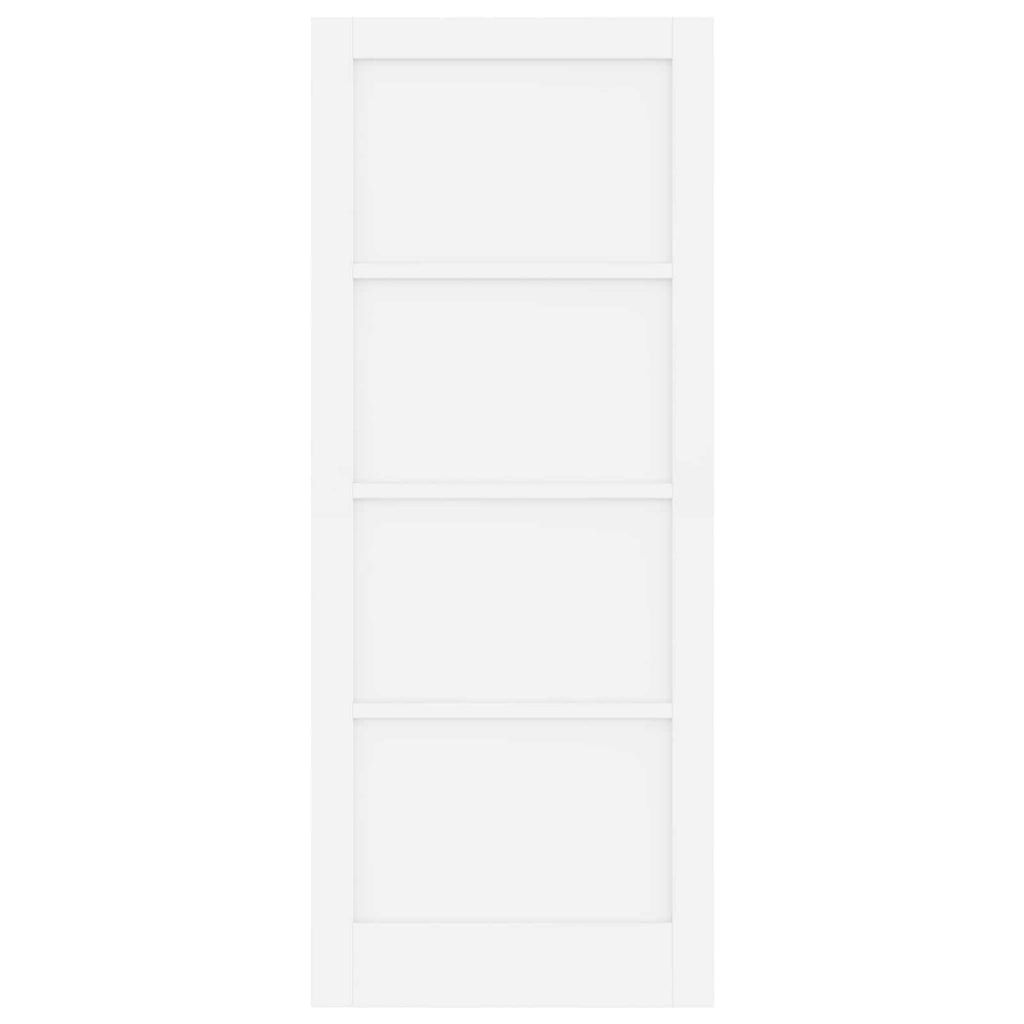 vidaXL Drzwi wewnętrzne Biały 86 x 211 cm sklejka
