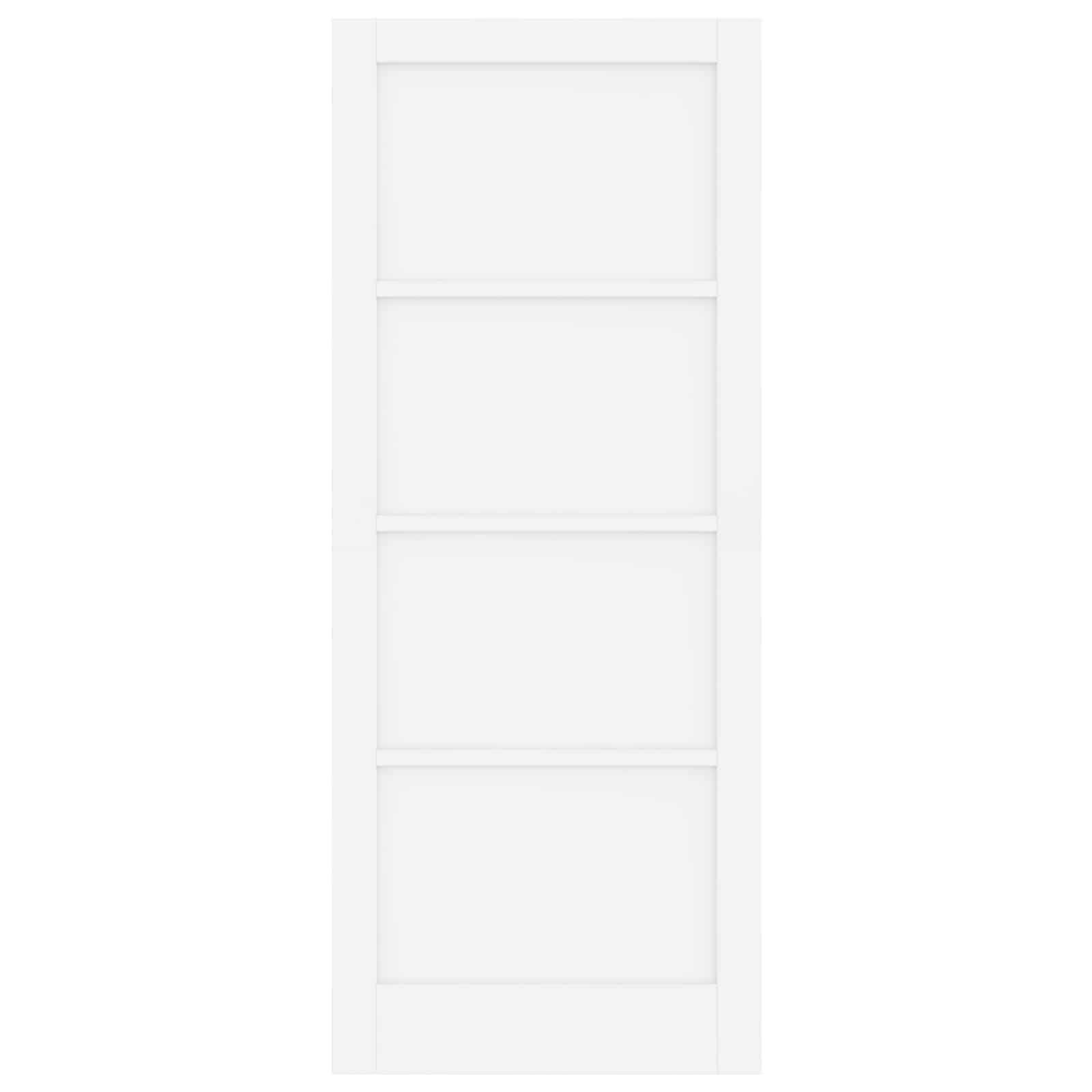 vidaXL Drzwi wewnętrzne Biały 86 x 211 cm sklejka
