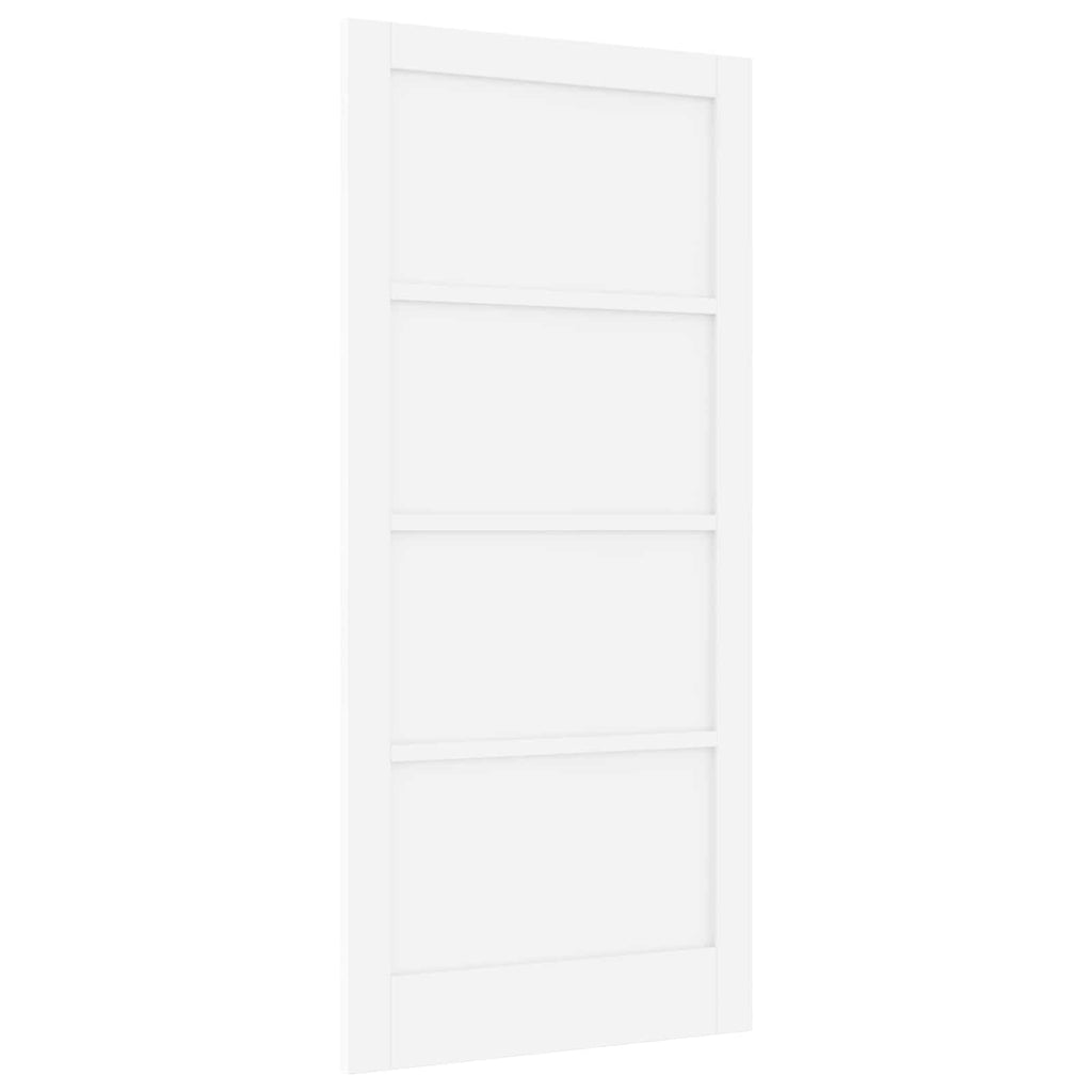 vidaXL Drzwi wewnętrzne Biały 93 x 202 cm sklejka