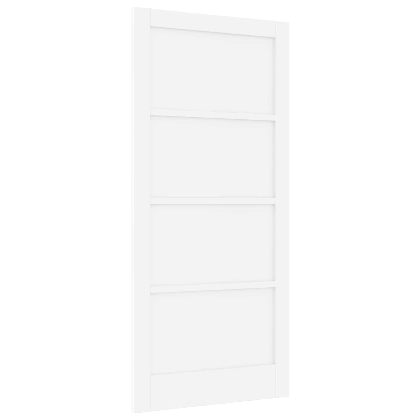 vidaXL Drzwi wewnętrzne Biały 93 x 202 cm sklejka