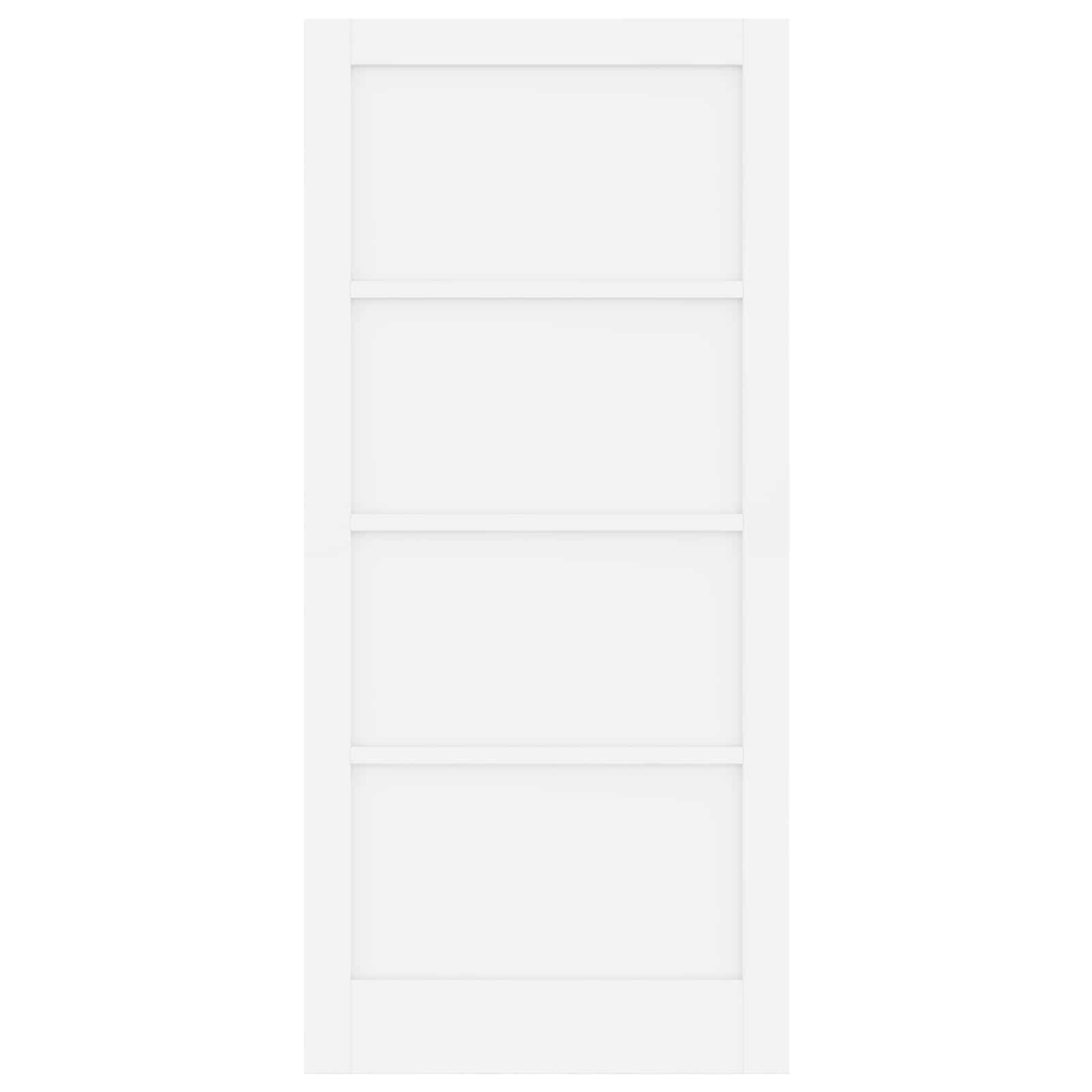 vidaXL Drzwi wewnętrzne Biały 93 x 202 cm sklejka