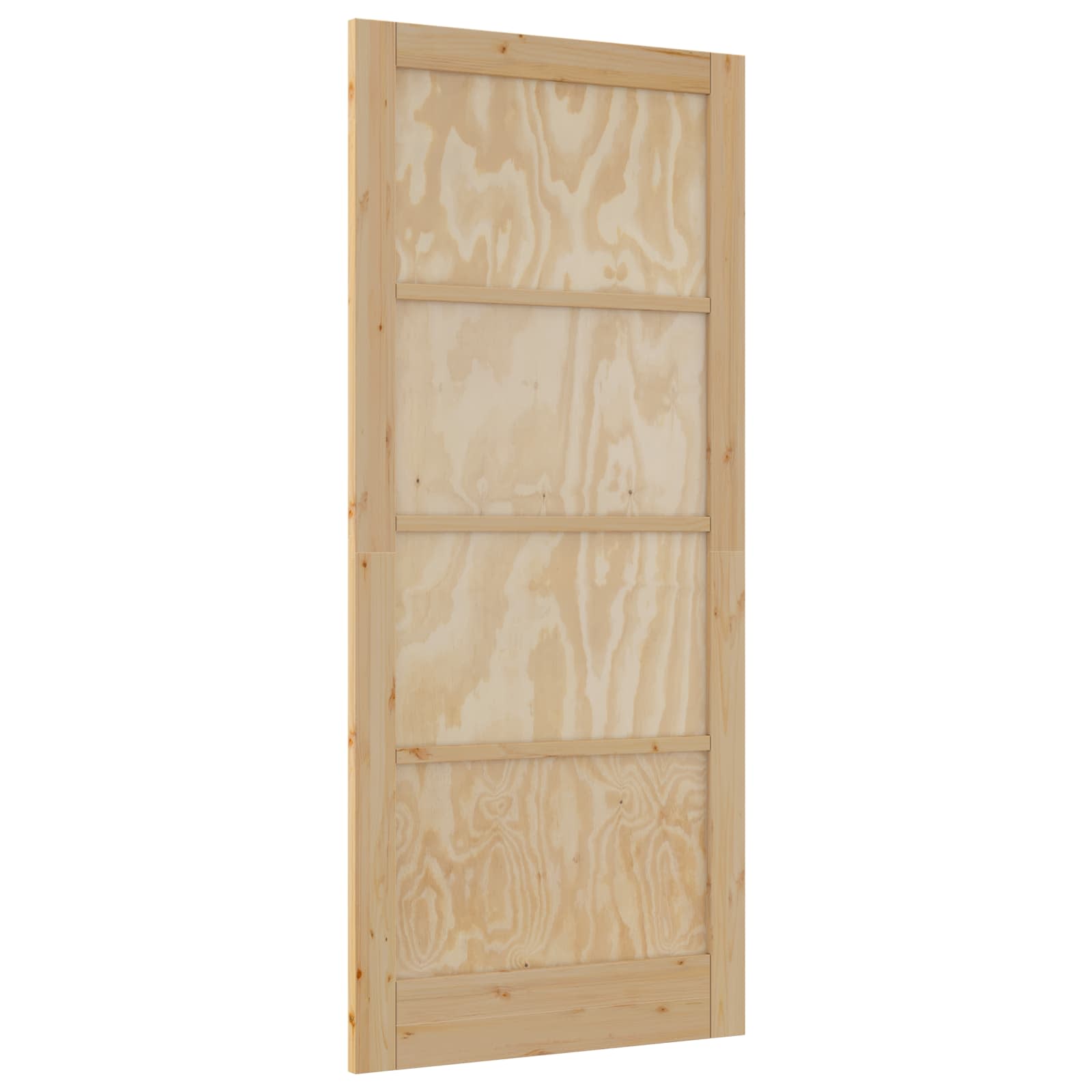 vidaXL Drzwi wewnętrzne naturalny 93 x 211 cm sklejka