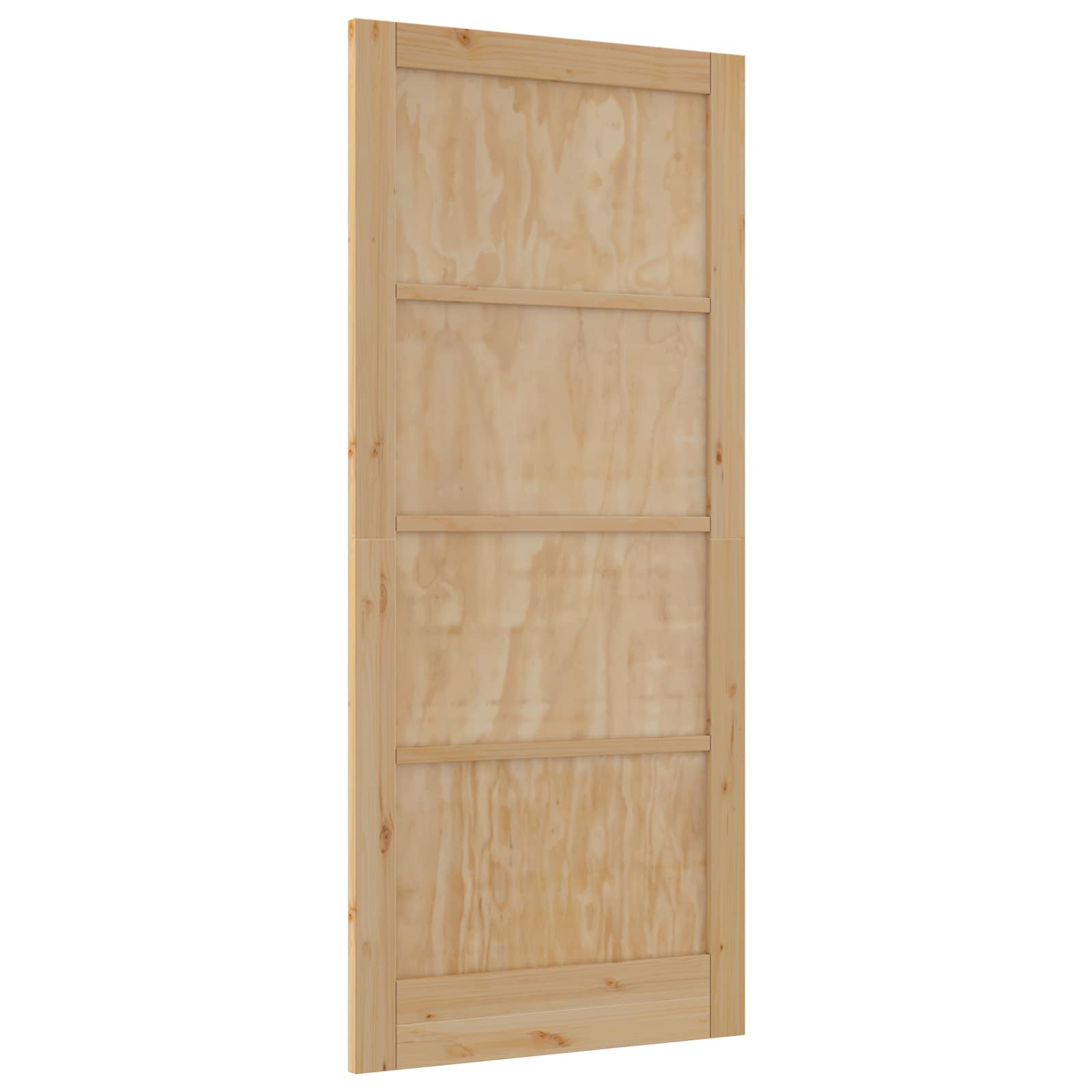 vidaXL Drzwi wewnętrzne naturalny 93 x 211 cm sklejka