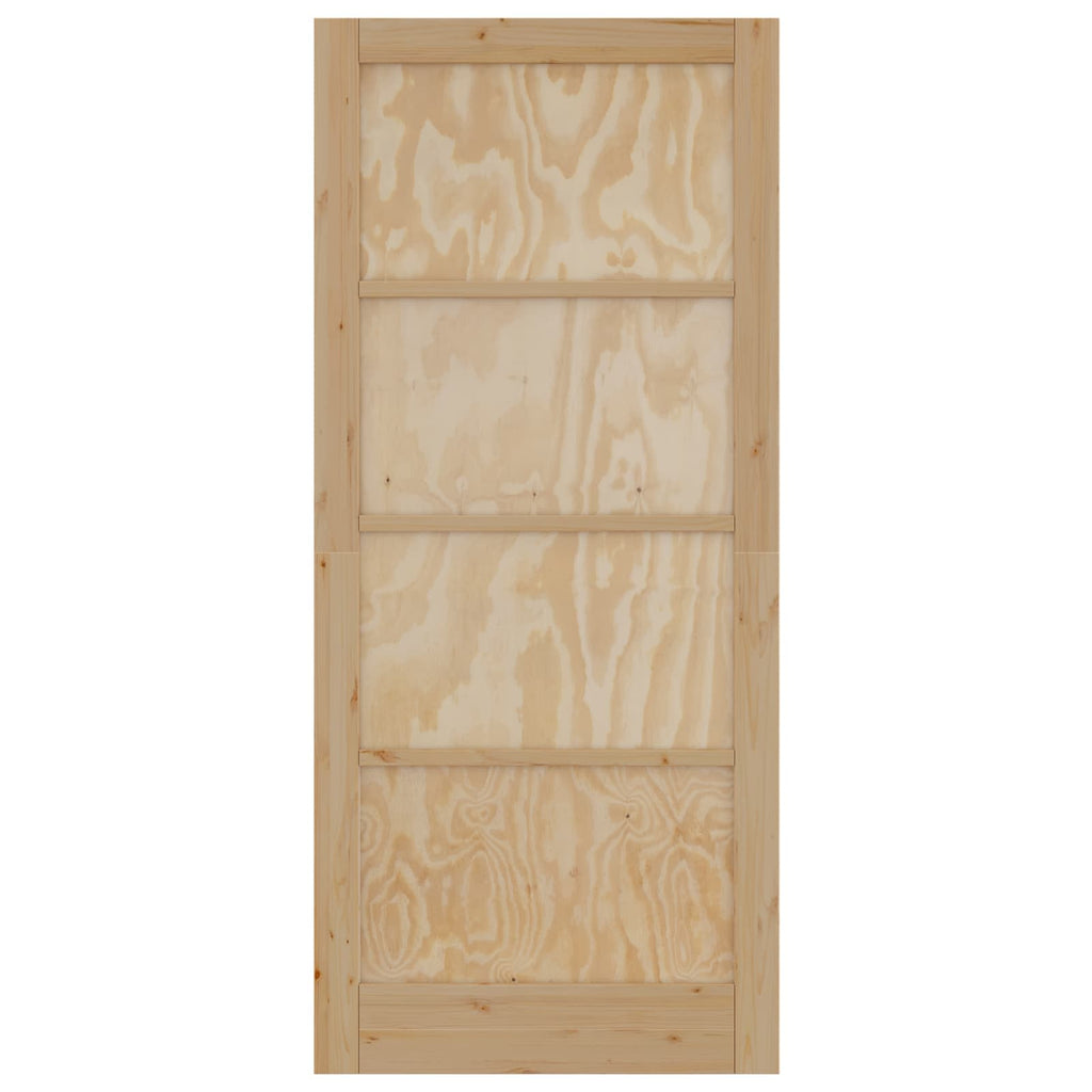 vidaXL Drzwi wewnętrzne naturalny 93 x 211 cm sklejka