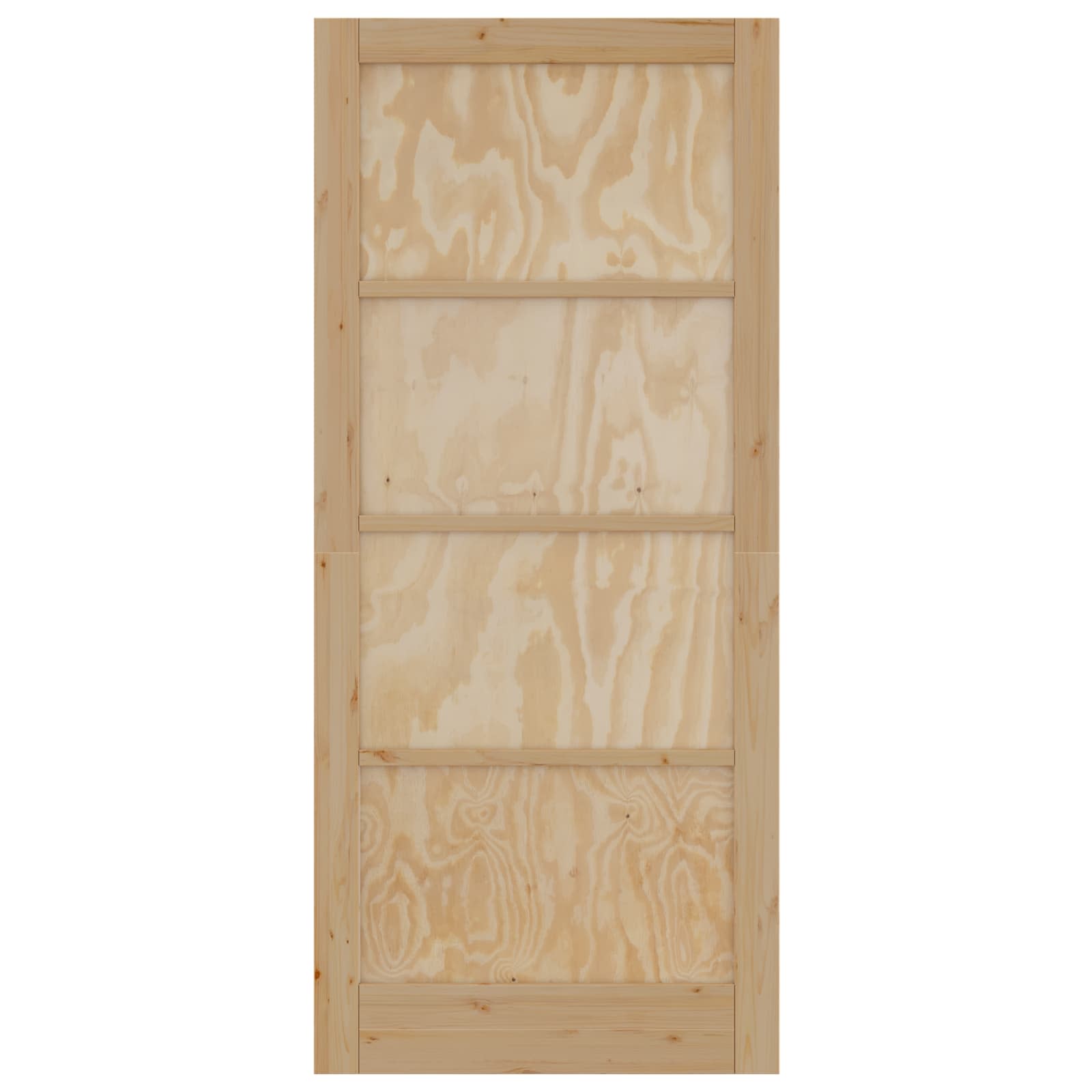 vidaXL Drzwi wewnętrzne naturalny 93 x 211 cm sklejka