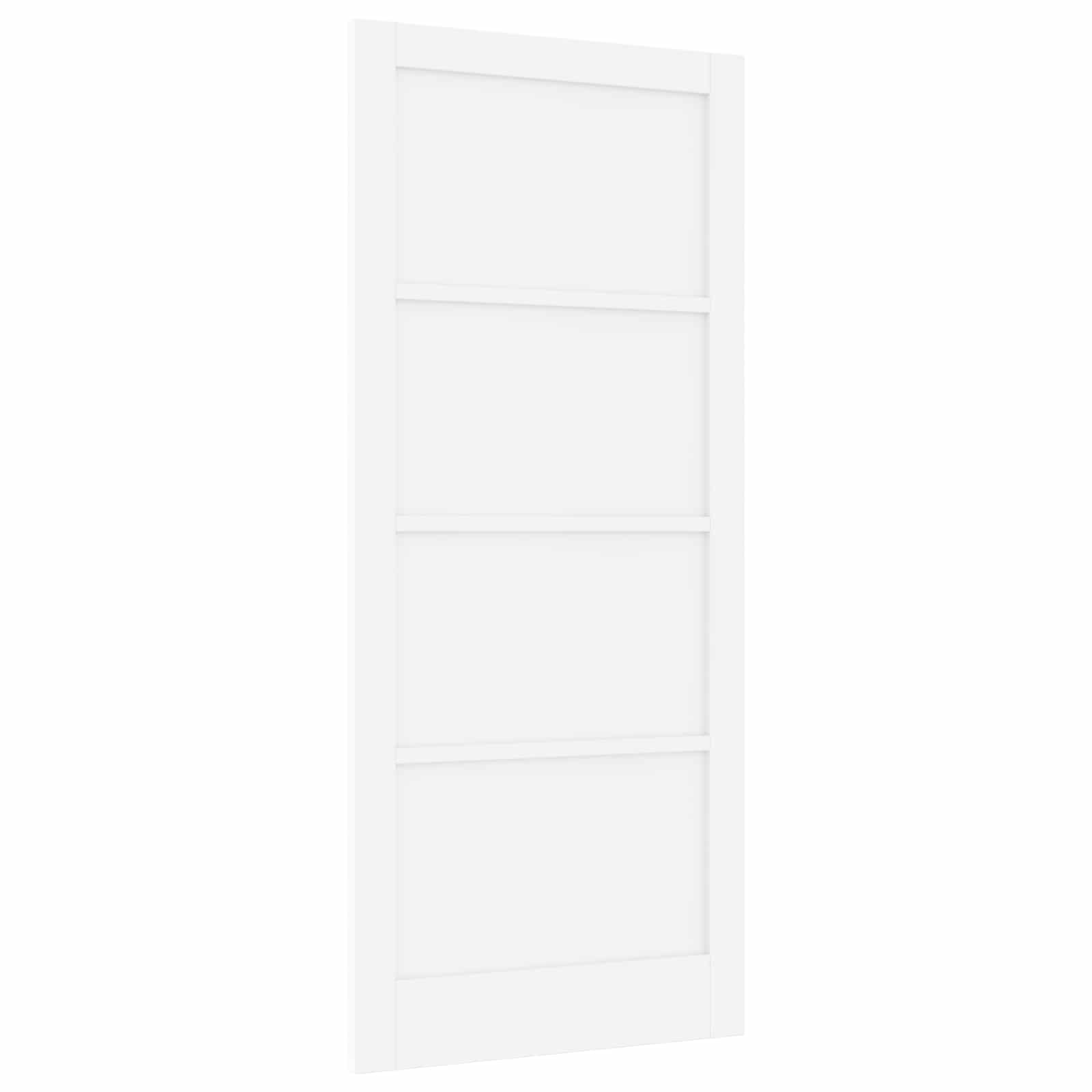 vidaXL Drzwi wewnętrzne Biały 93 x 211 cm sklejka