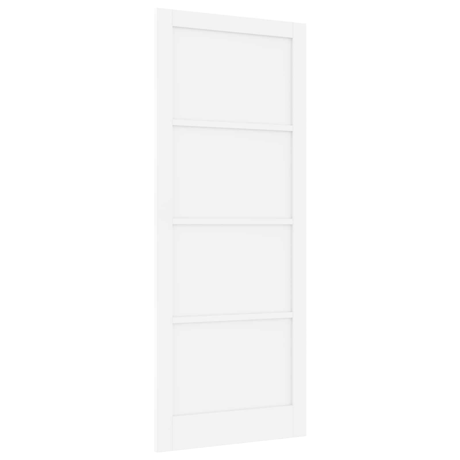 vidaXL Drzwi wewnętrzne Biały 93 x 232 cm sklejka