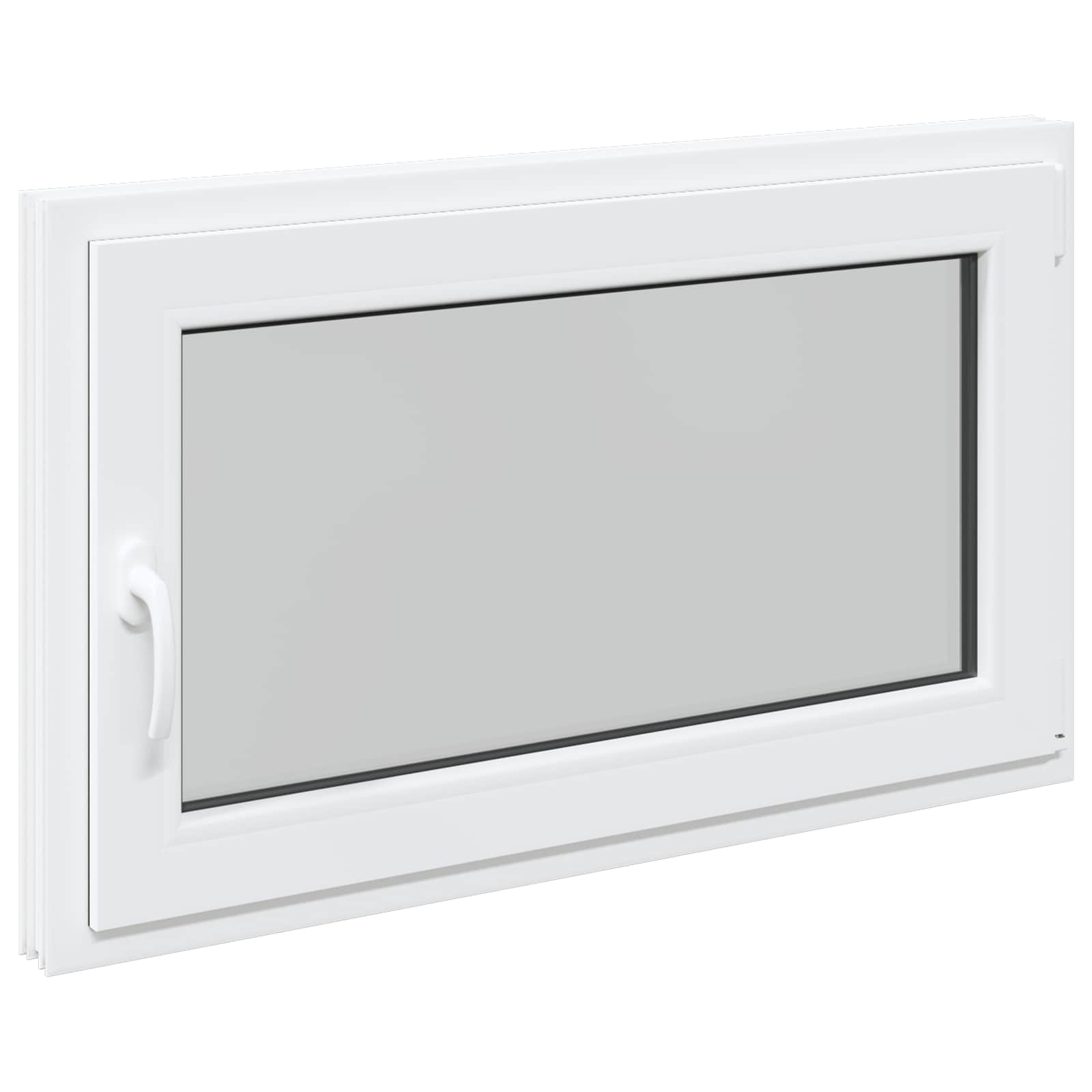 Okno piwniczne RISOR 100 x 60 cm PVC i szkło Biały