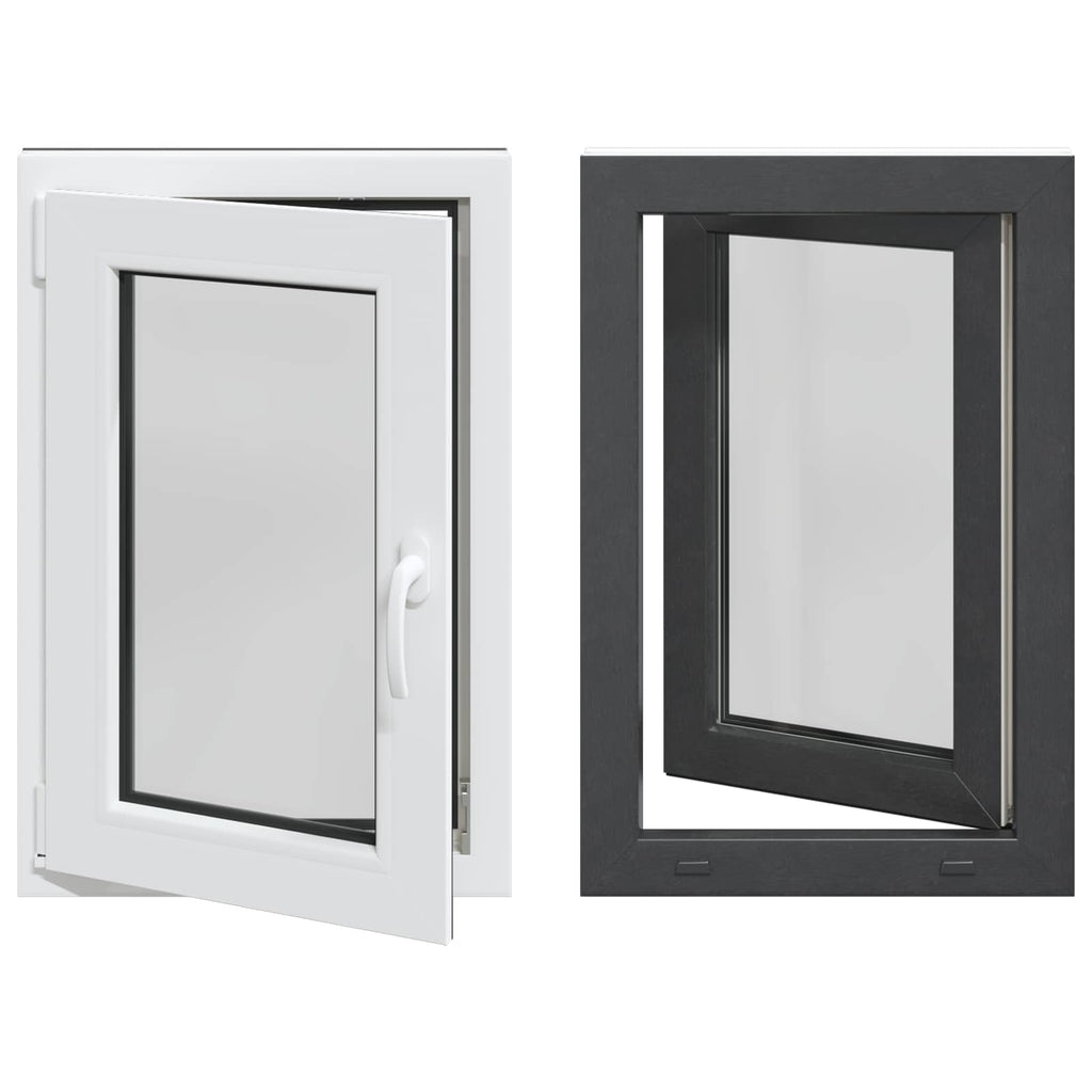 vidaXL Biała wewnętrzna kolor okna piwnicznego RISOR 60 x 80 cm