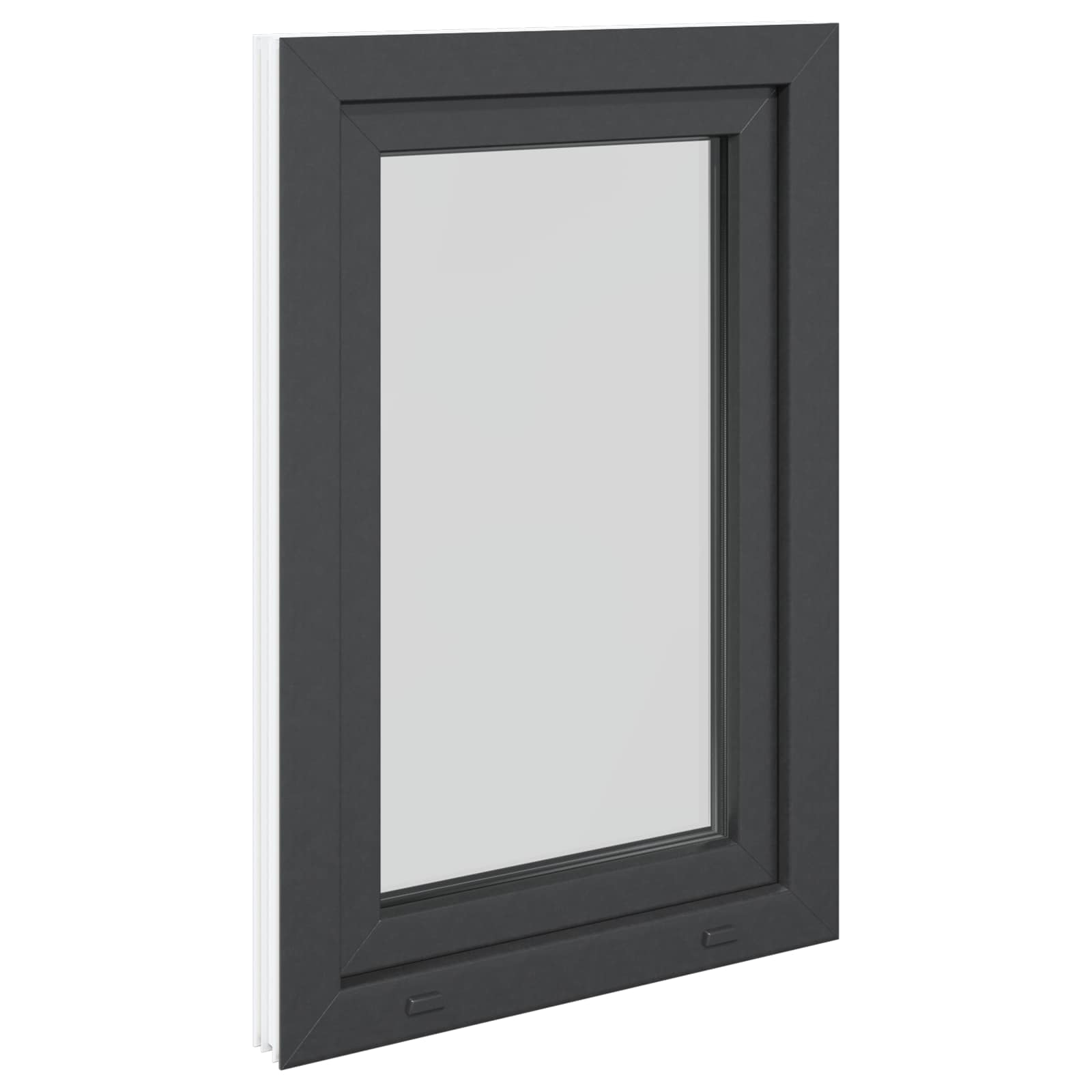 vidaXL Biała wewnętrzna kolor okna piwnicznego RISOR 60 x 80 cm