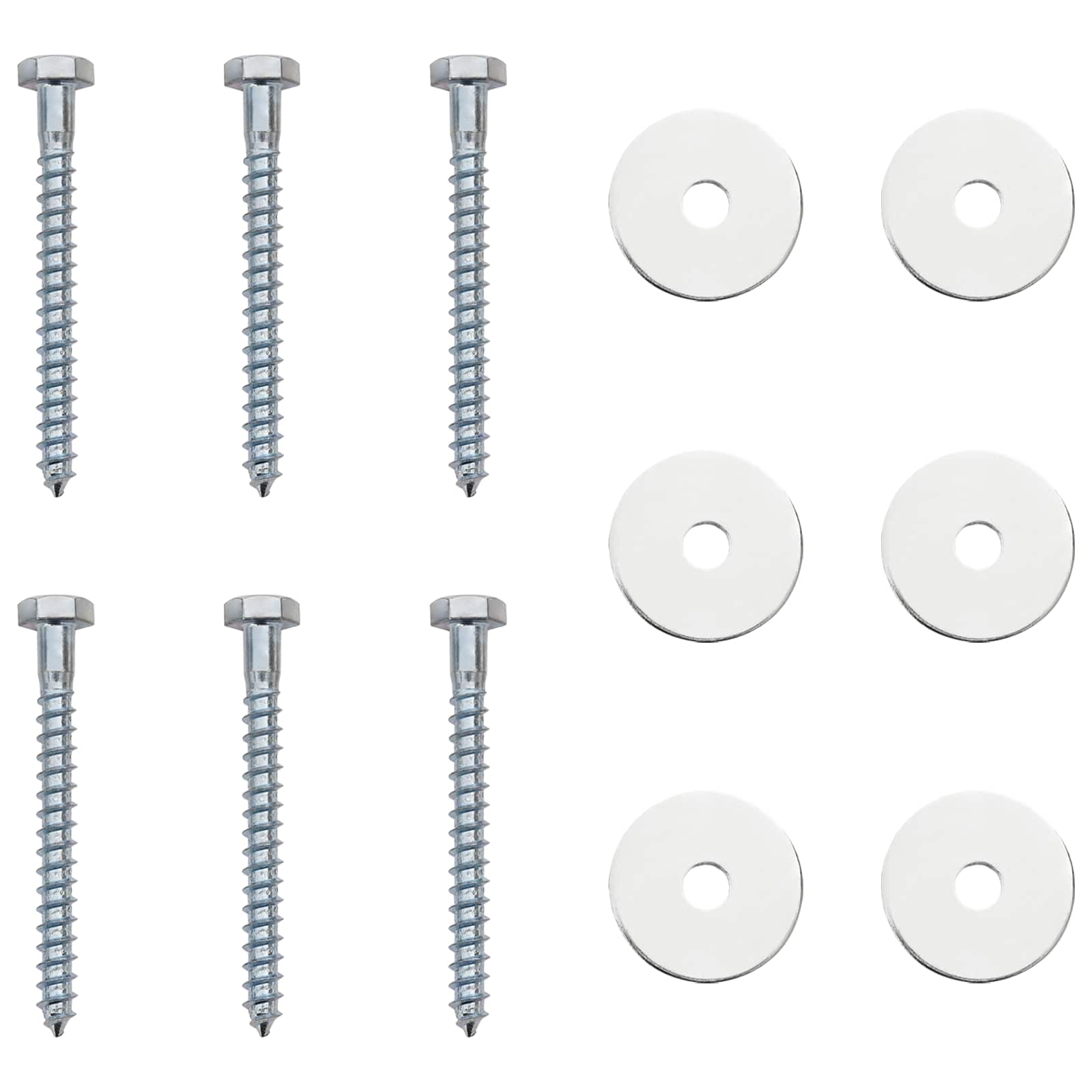 vidaXL Kotwa ziemna 6 pcs srebrny Ø10 x 40 cm Galwanizowany metal