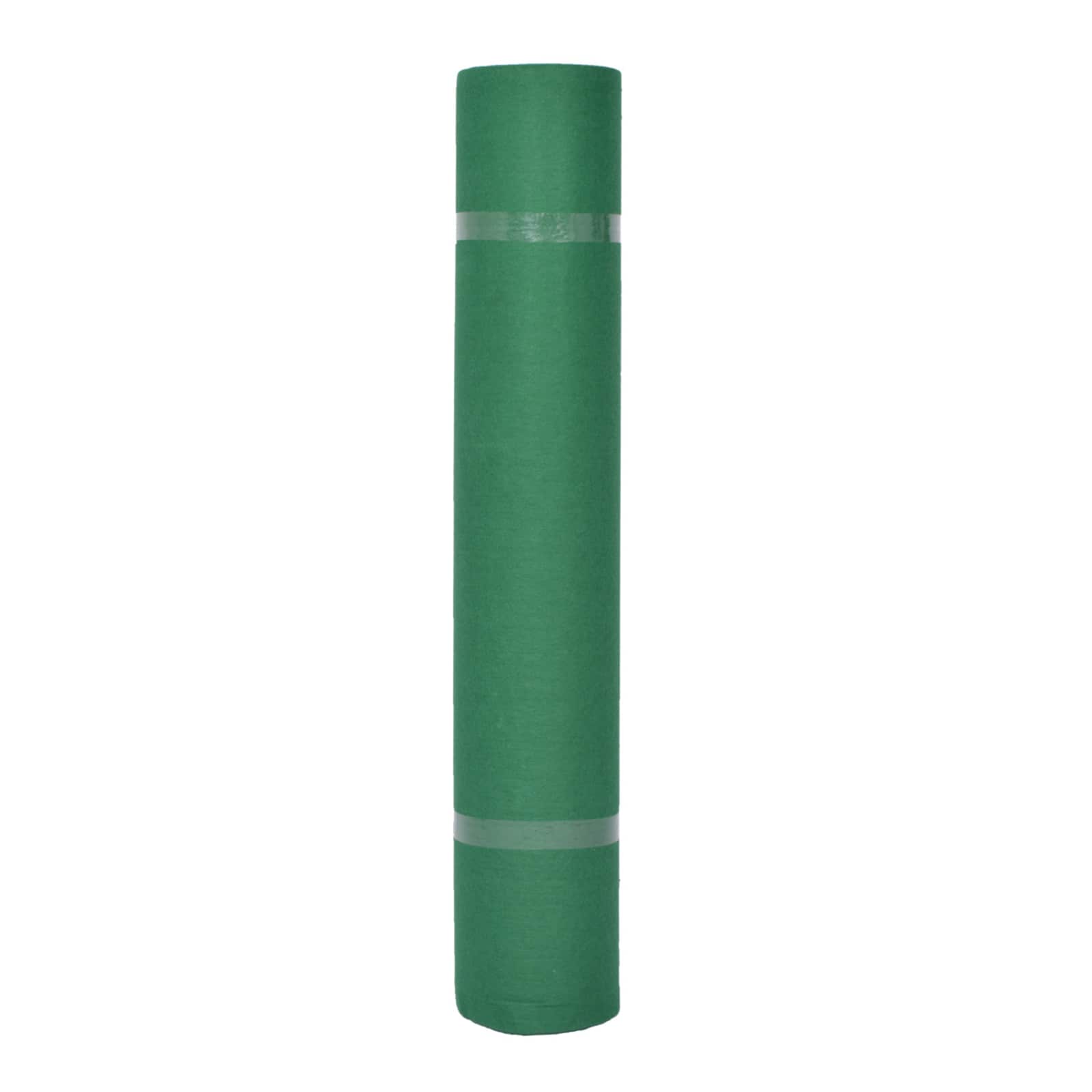 vidaXL Dywan Gładki zielony 1 x 12 m tkanina