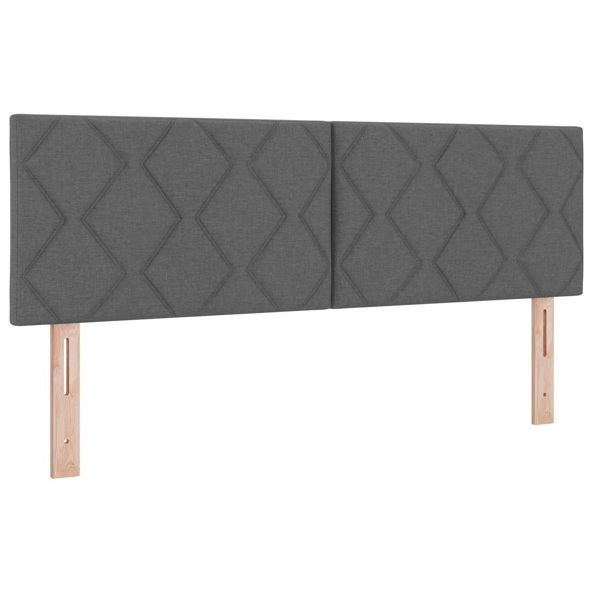 vidaXL Łóżko kontynentalne z materacem ciemnoszary 160 x 200 cm