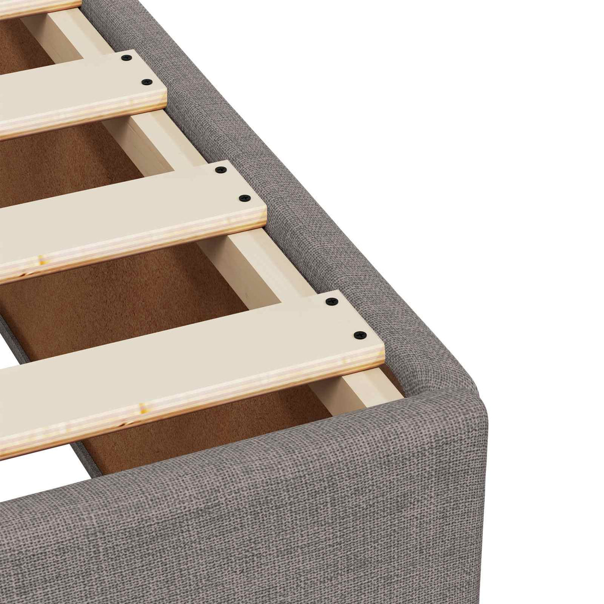 vidaXL Łóżko Box Spring z materacem i LED Ciemnoszary 160 x 200 cm