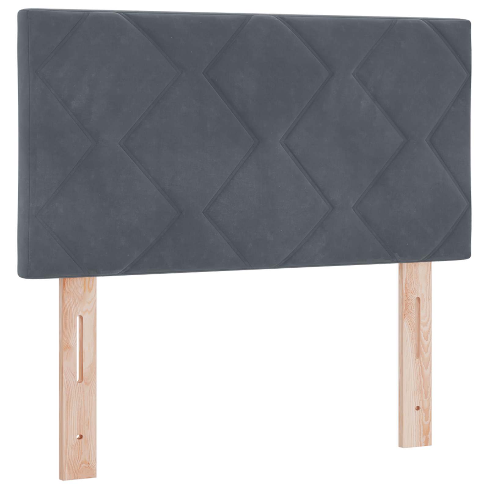 vidaXL Łóżko Box Spring z materacem i LED ciemnoszary 80 x 200 cm