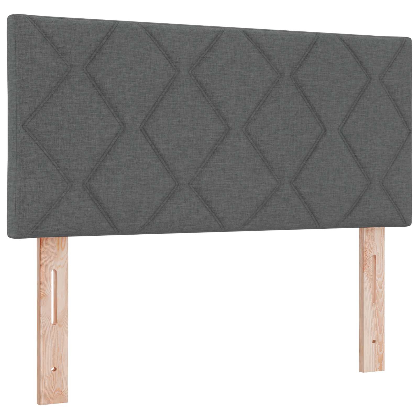 vidaXL Łóżko Box Spring z materacem i LED ciemnoszary 90 x 190 cm
