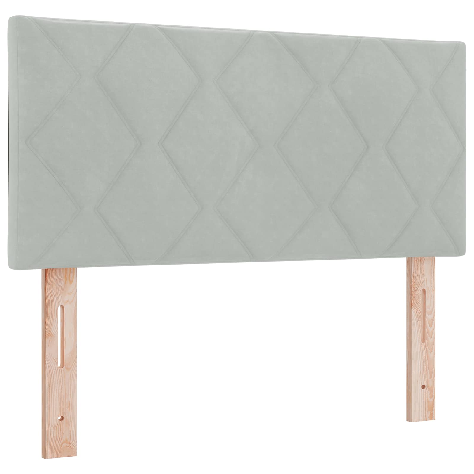 vidaXL Łóżko Box Spring z materacem i LED jasnoszary 90 x 190 cm Welur