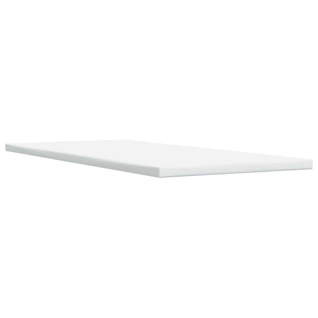 vidaXL Łóżko kontynentalne z materacem niebieski 90 x 200 cm tkanina