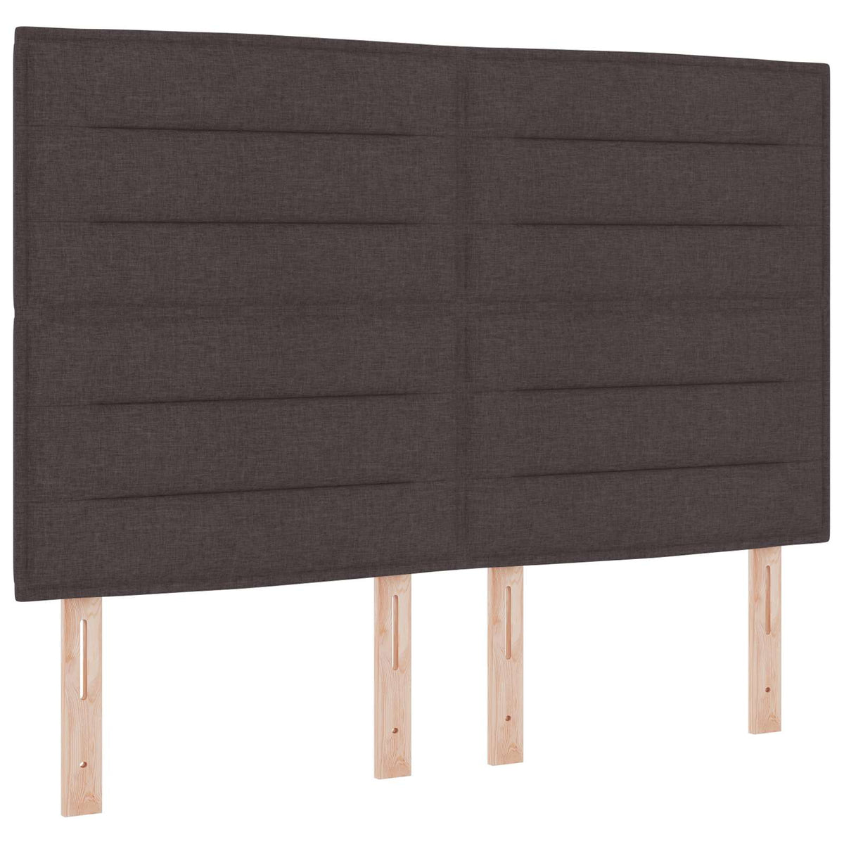 vidaXL Łóżko kontynentalne z materacem Ciemny brąz 160 x 200 cm